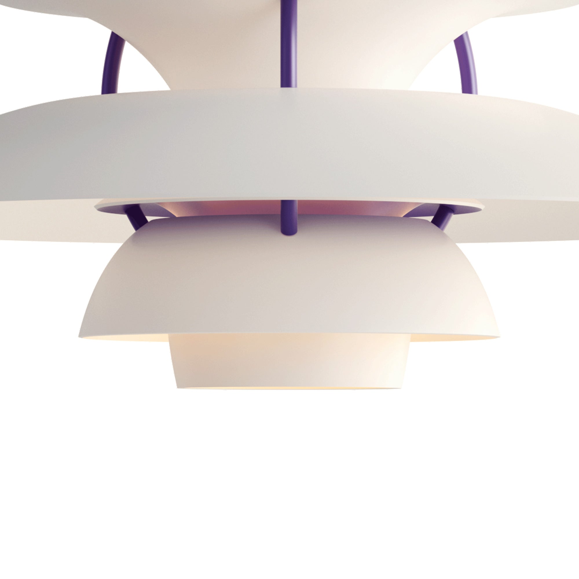 Závesná lampa PH 5 klasická biela
