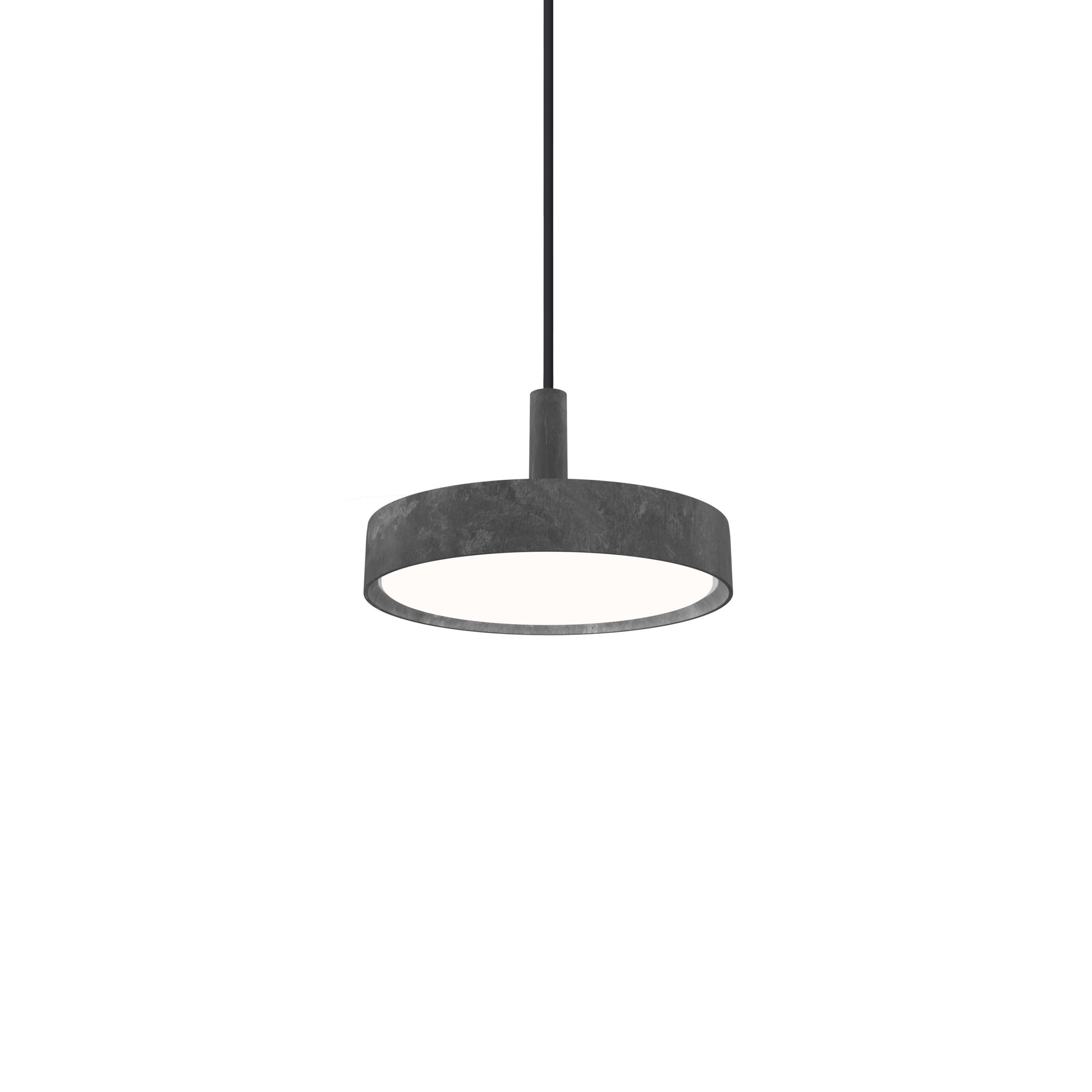 Závesná lampa LP SLIM surové hliník