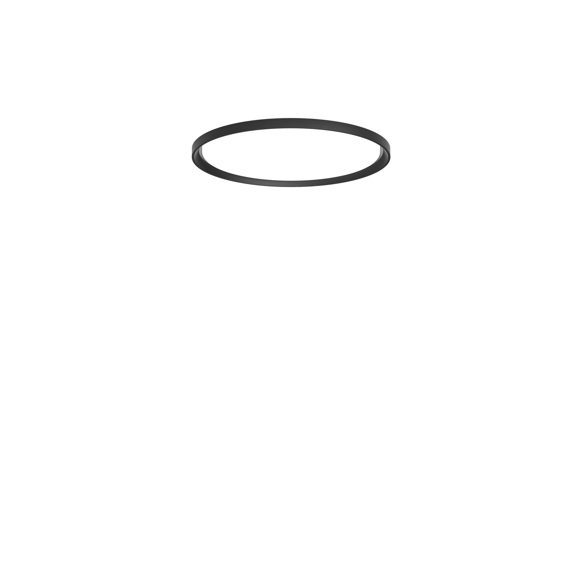 Podhľadový plafón LP SLIM ROUND RECESSED čierny