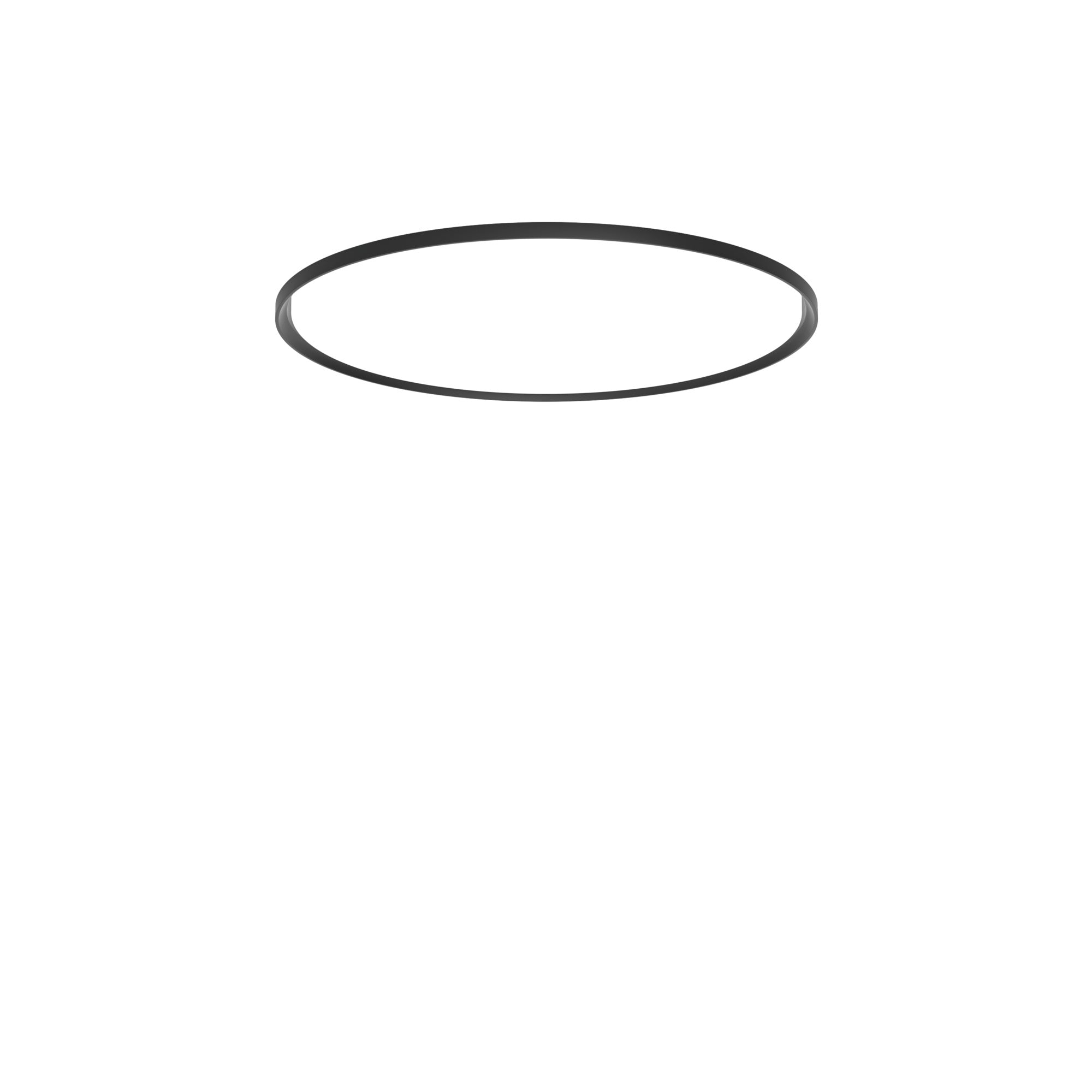 Podhľadový plafón LP SLIM ROUND RECESSED čierny