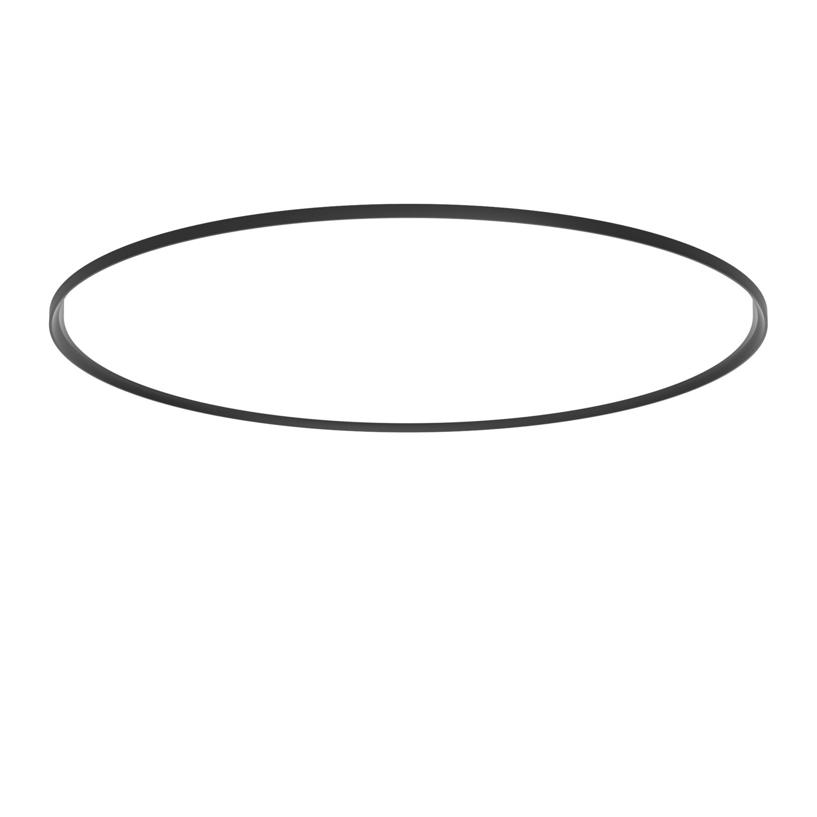 Podhľadový plafón LP SLIM ROUND RECESSED čierny