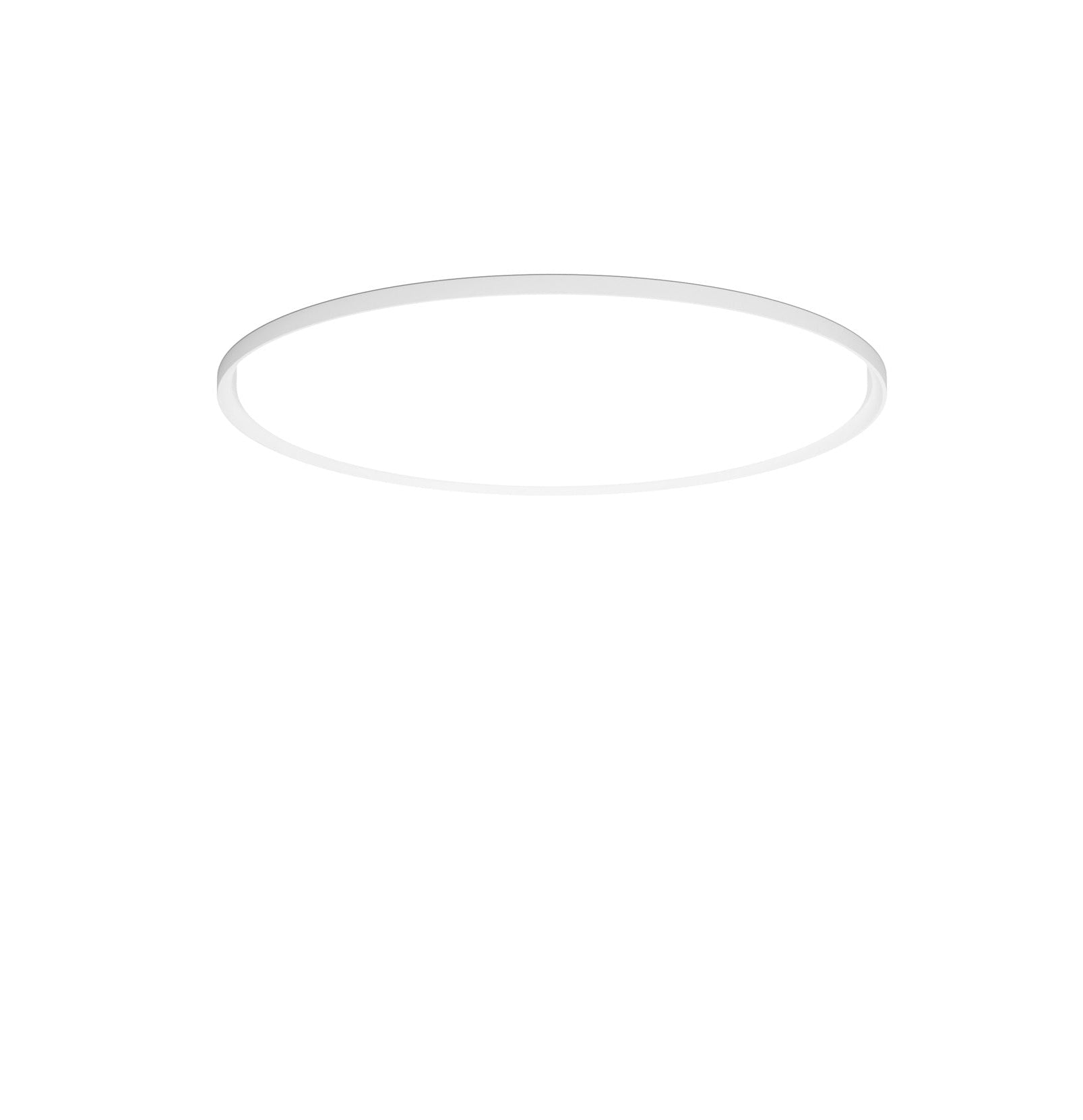 Biely podhľadový plafón LP SLIM ROUND RECESSED