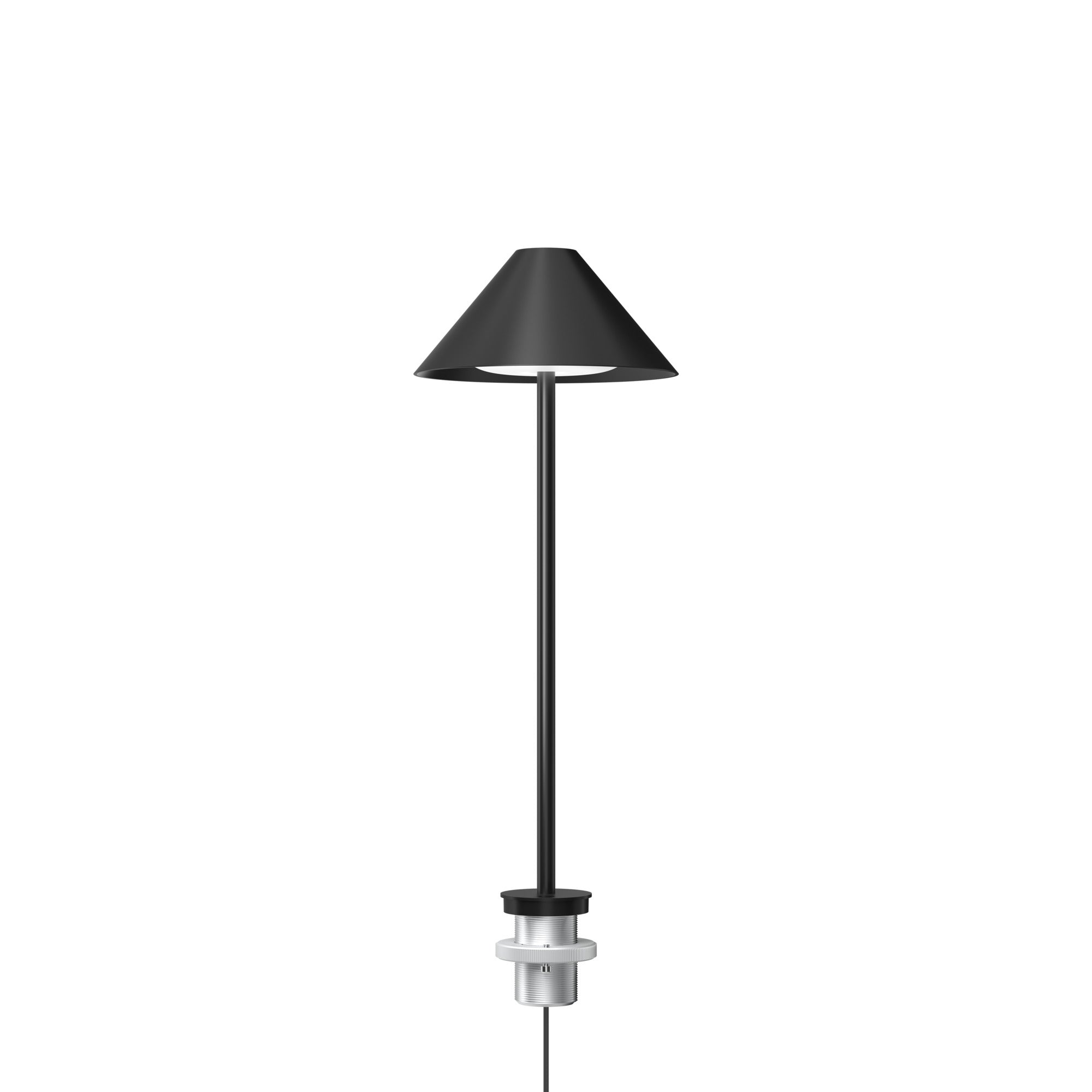 Stolná lampa KEGLEN čierna