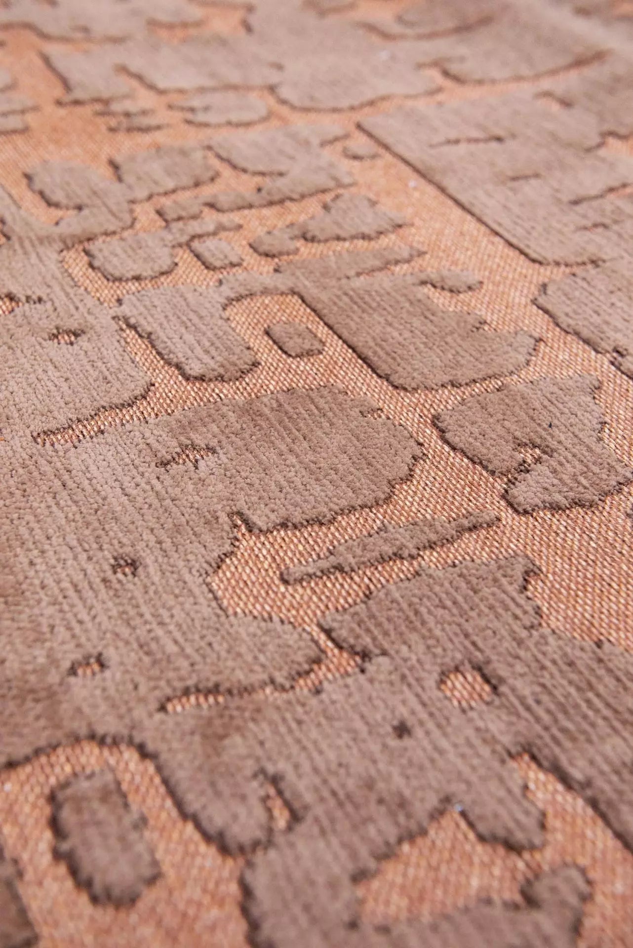 Ovalný koberec BAOBAB ZA COPPER lososový