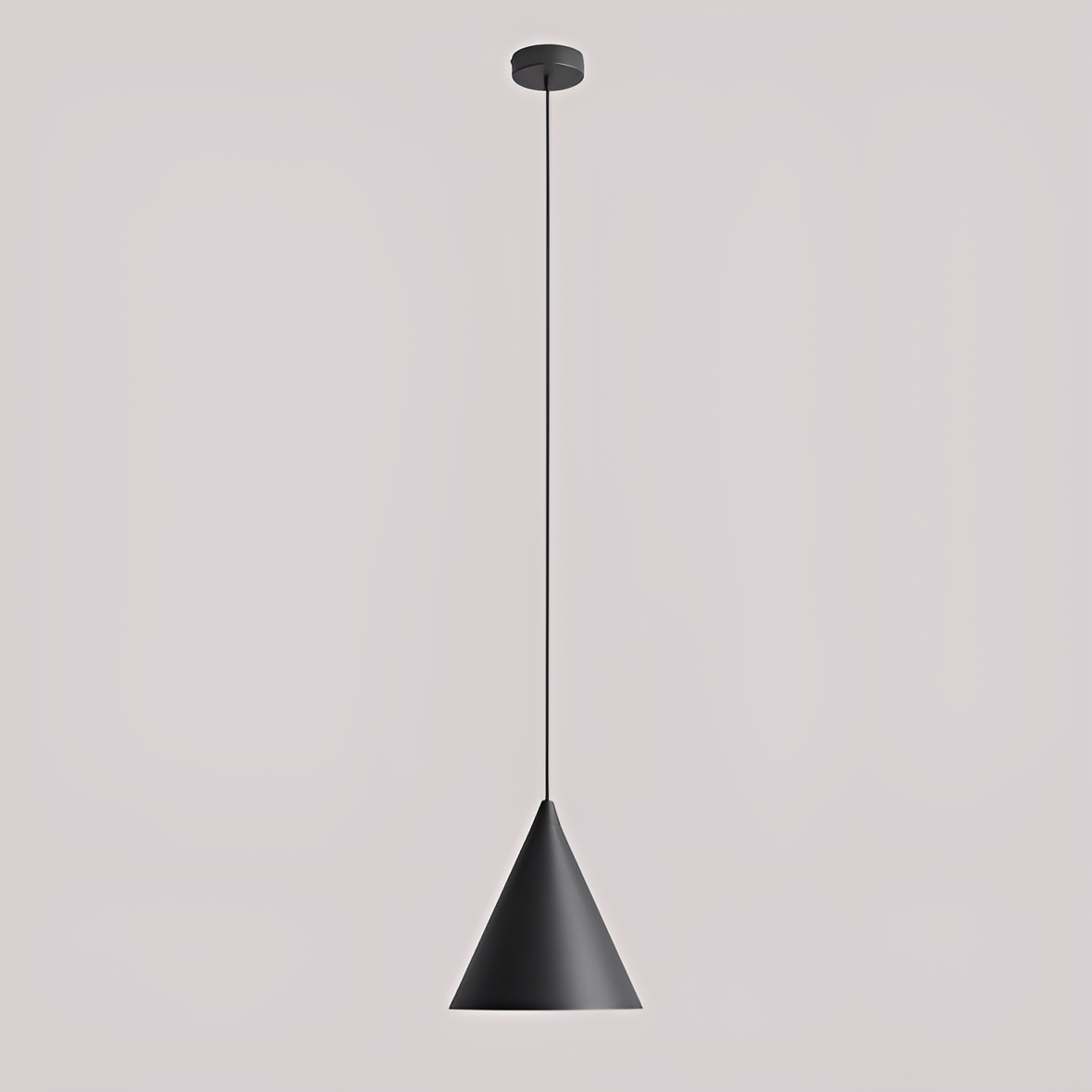 Hanging lamp Black forms