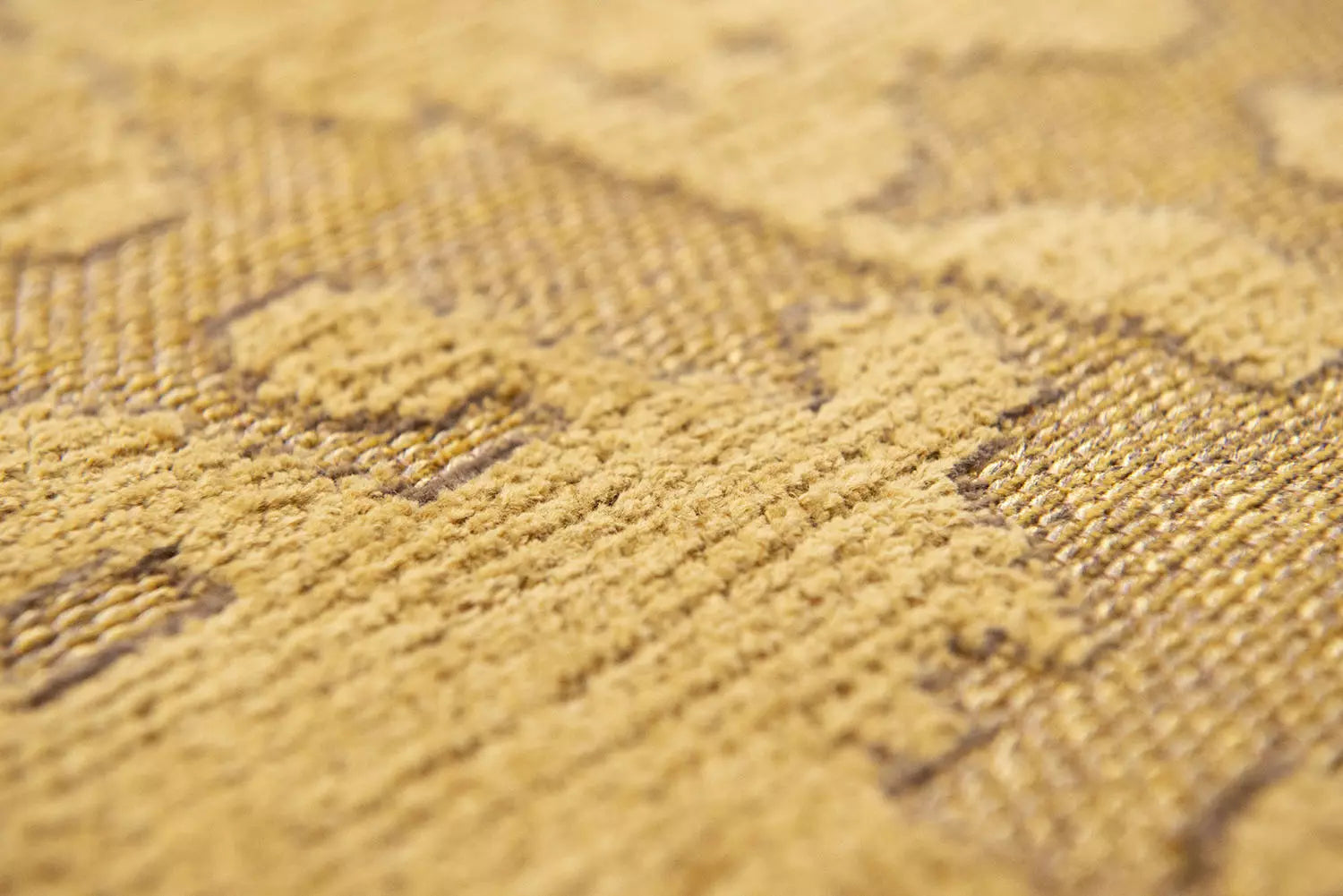 Oval Rug BAOBAB MADAGASCAR Yellow