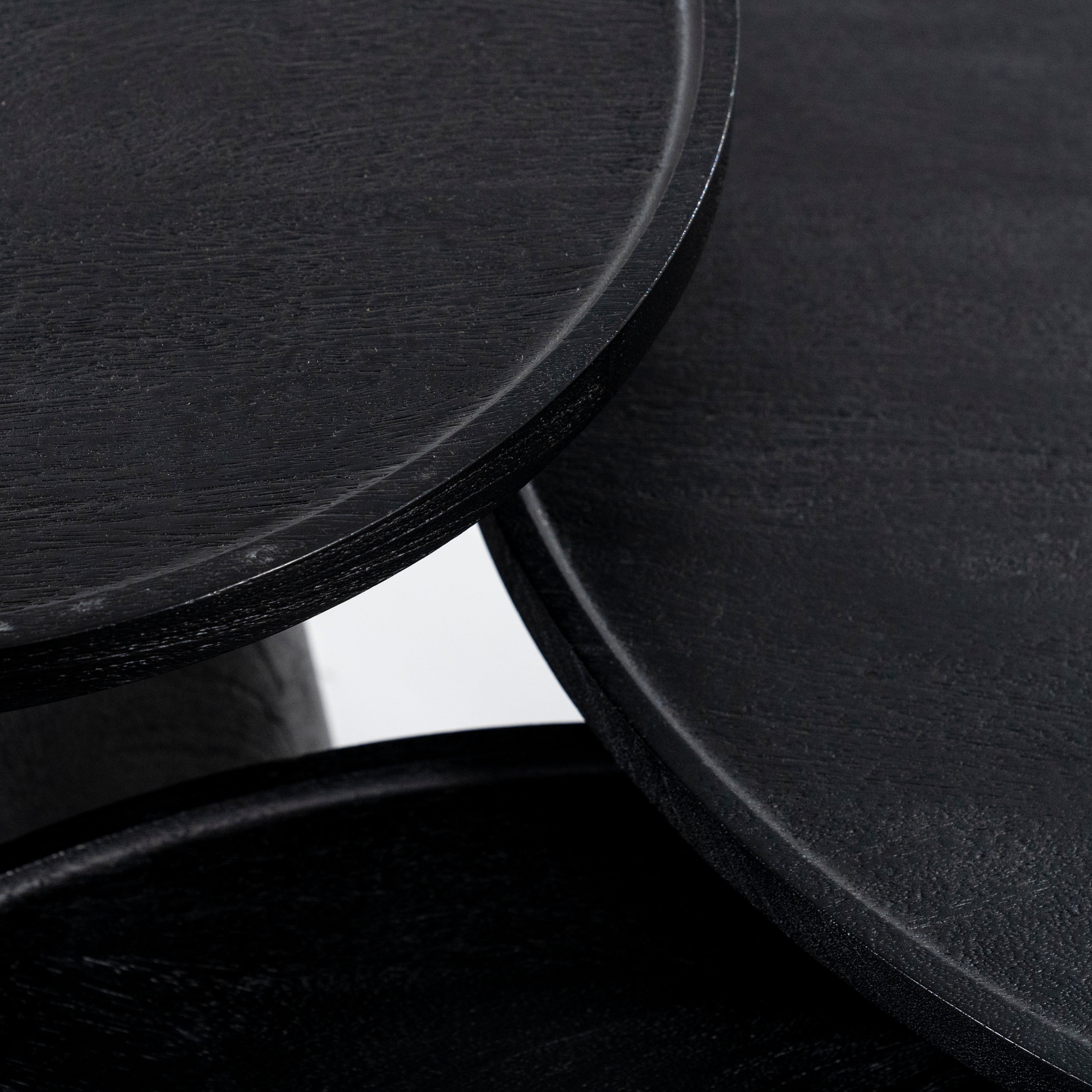RON Coffee Table Black Mango Wood