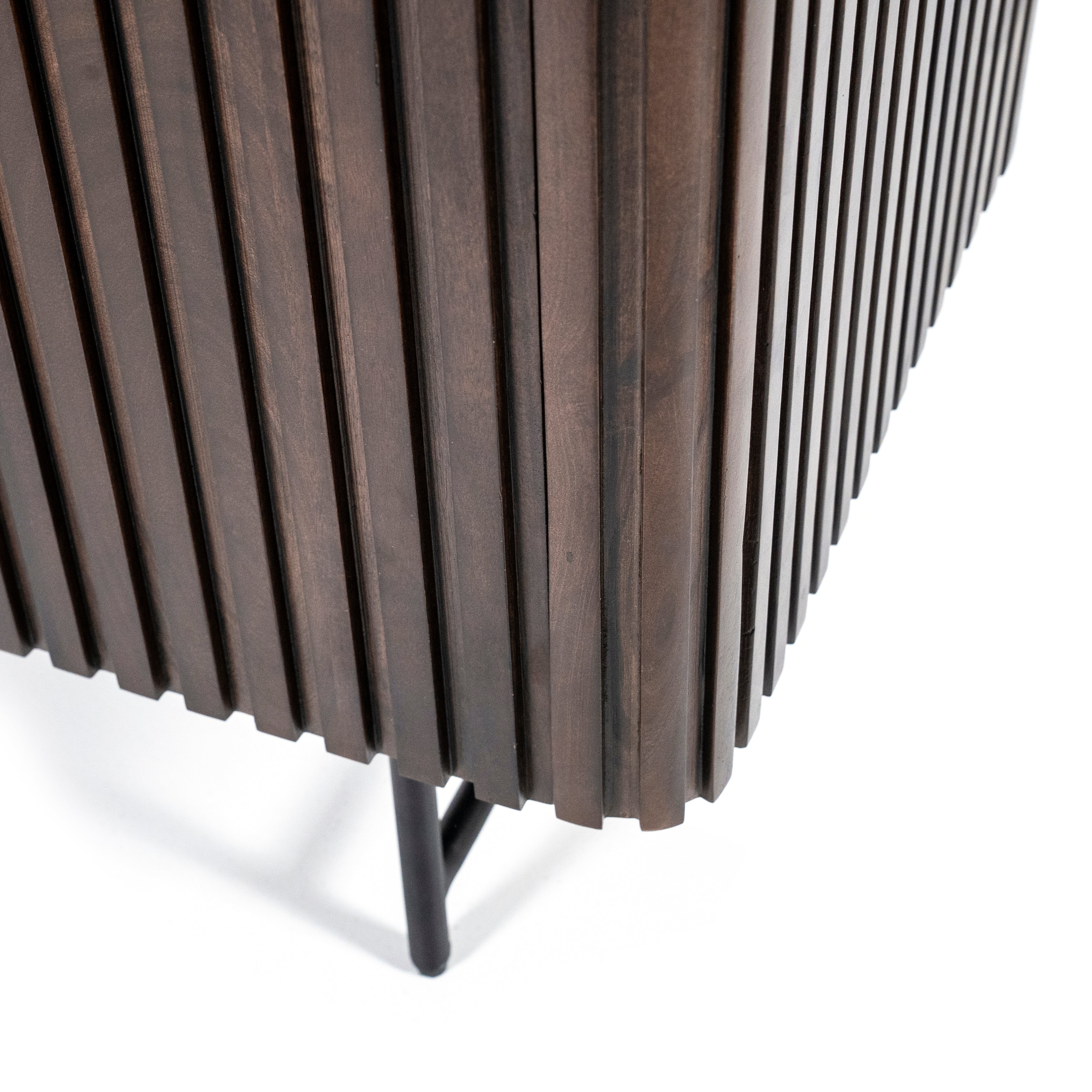 REMI chest of drawers dark brown mango wood