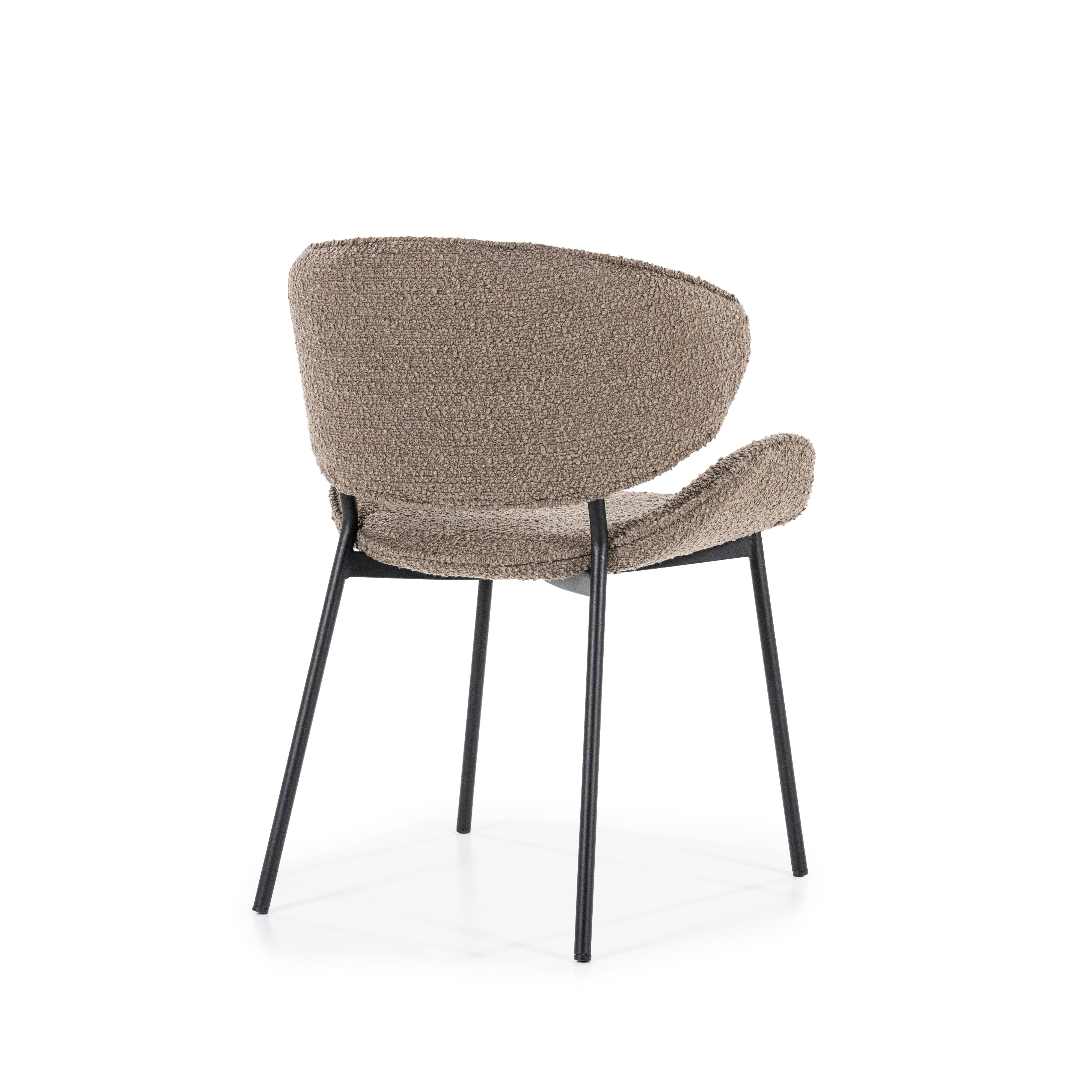 TESS Chair brown with black base
