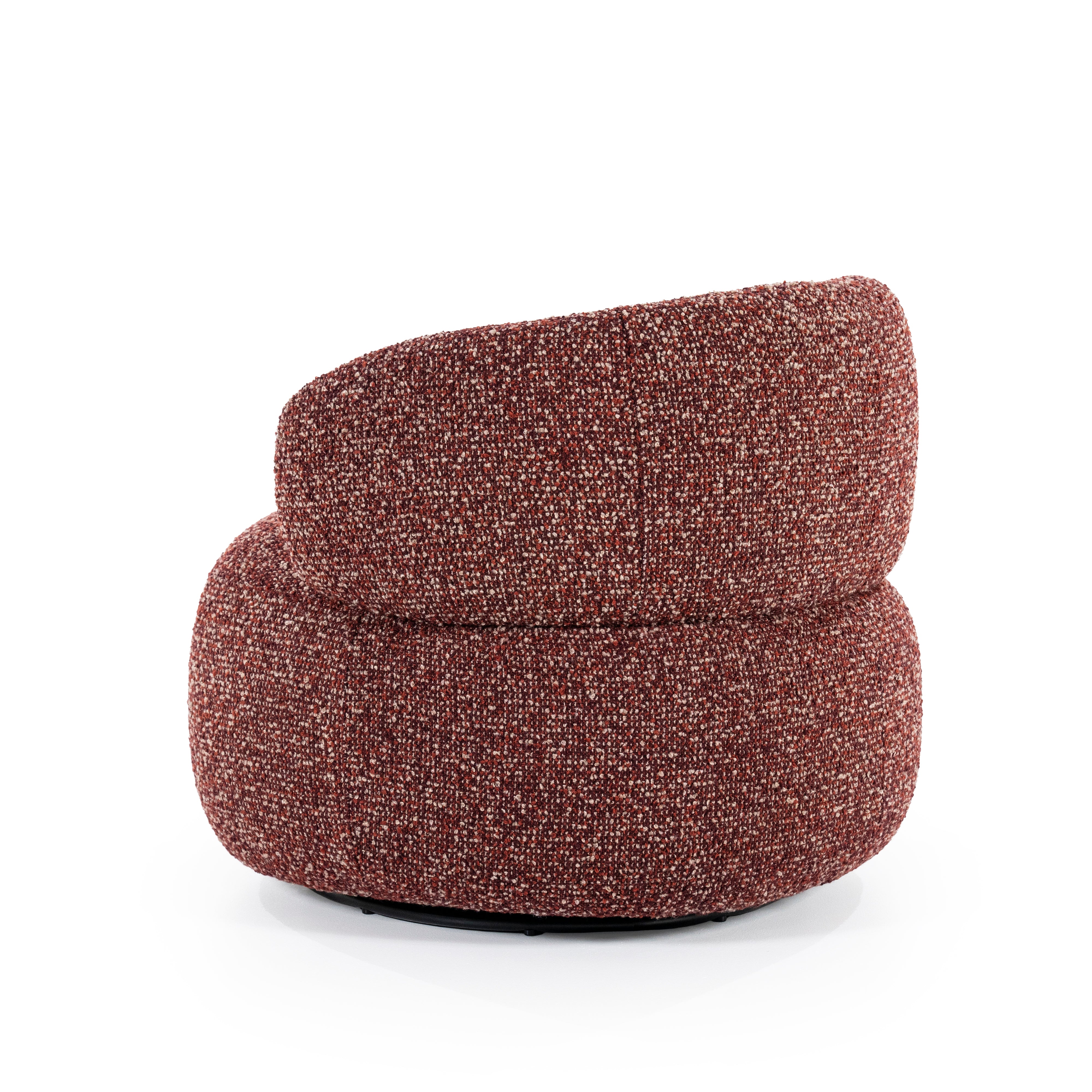 Fotel MAEVE hrdzavohnedý melír