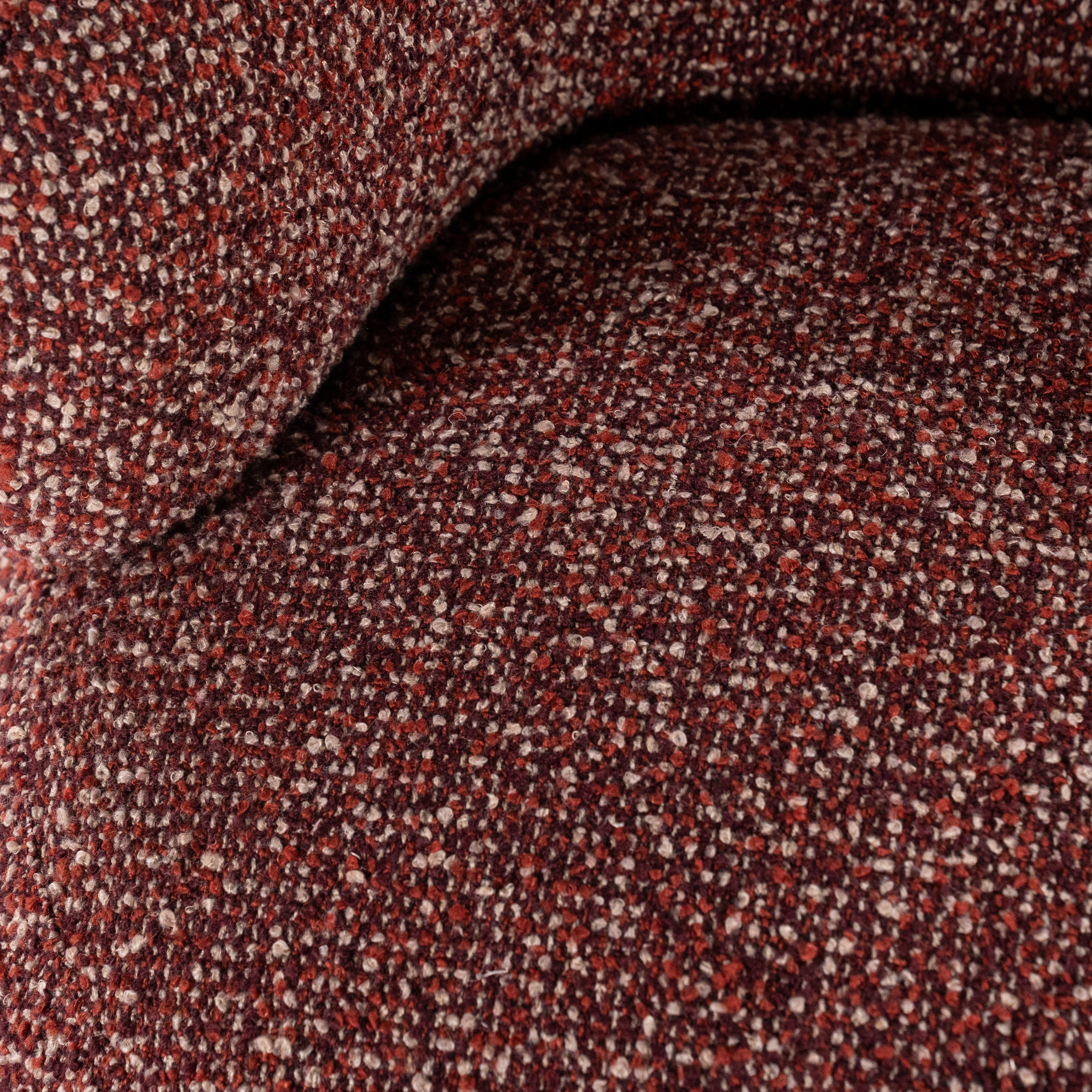 Fotel MAEVE hrdzavohnedý melír