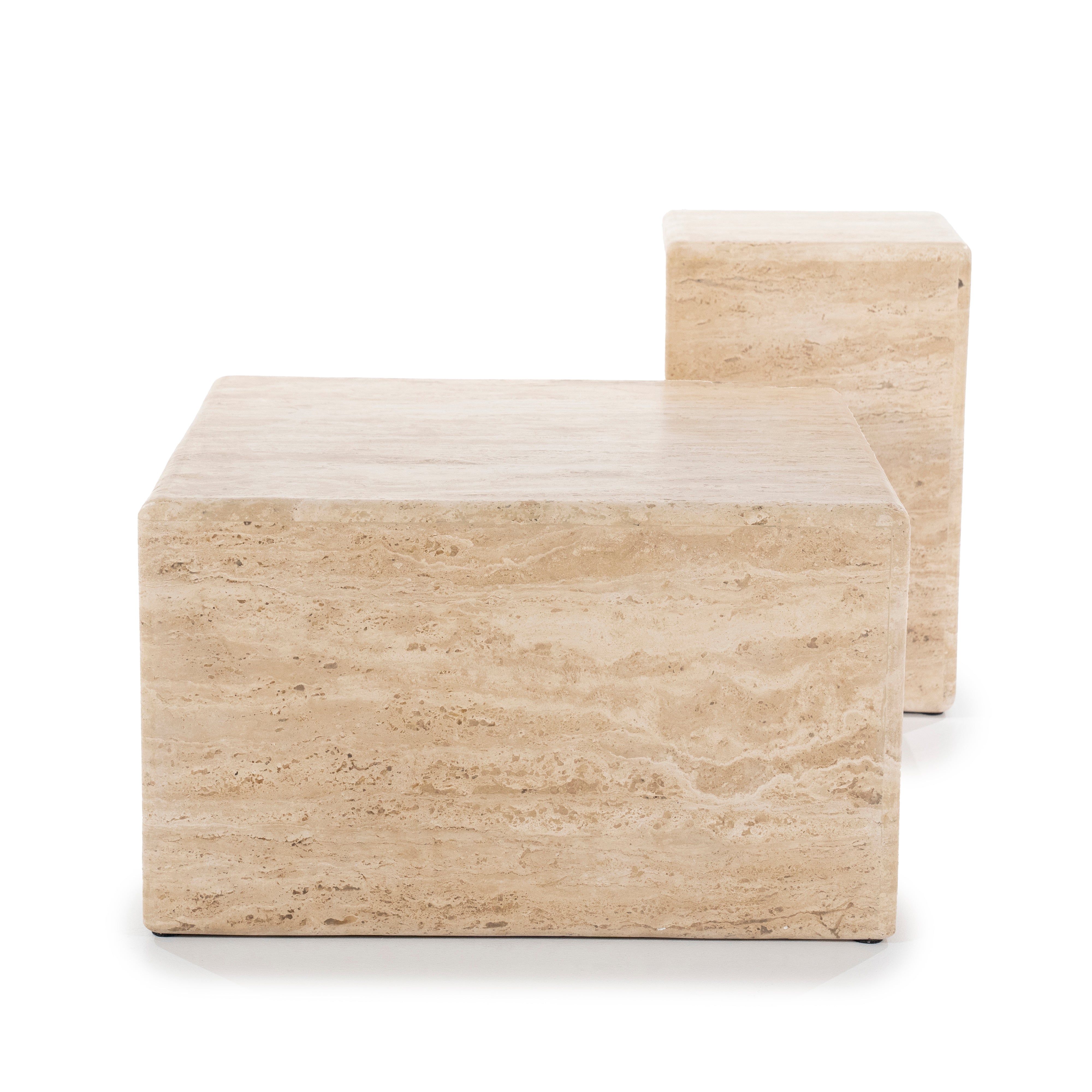 DONTA side table travertine