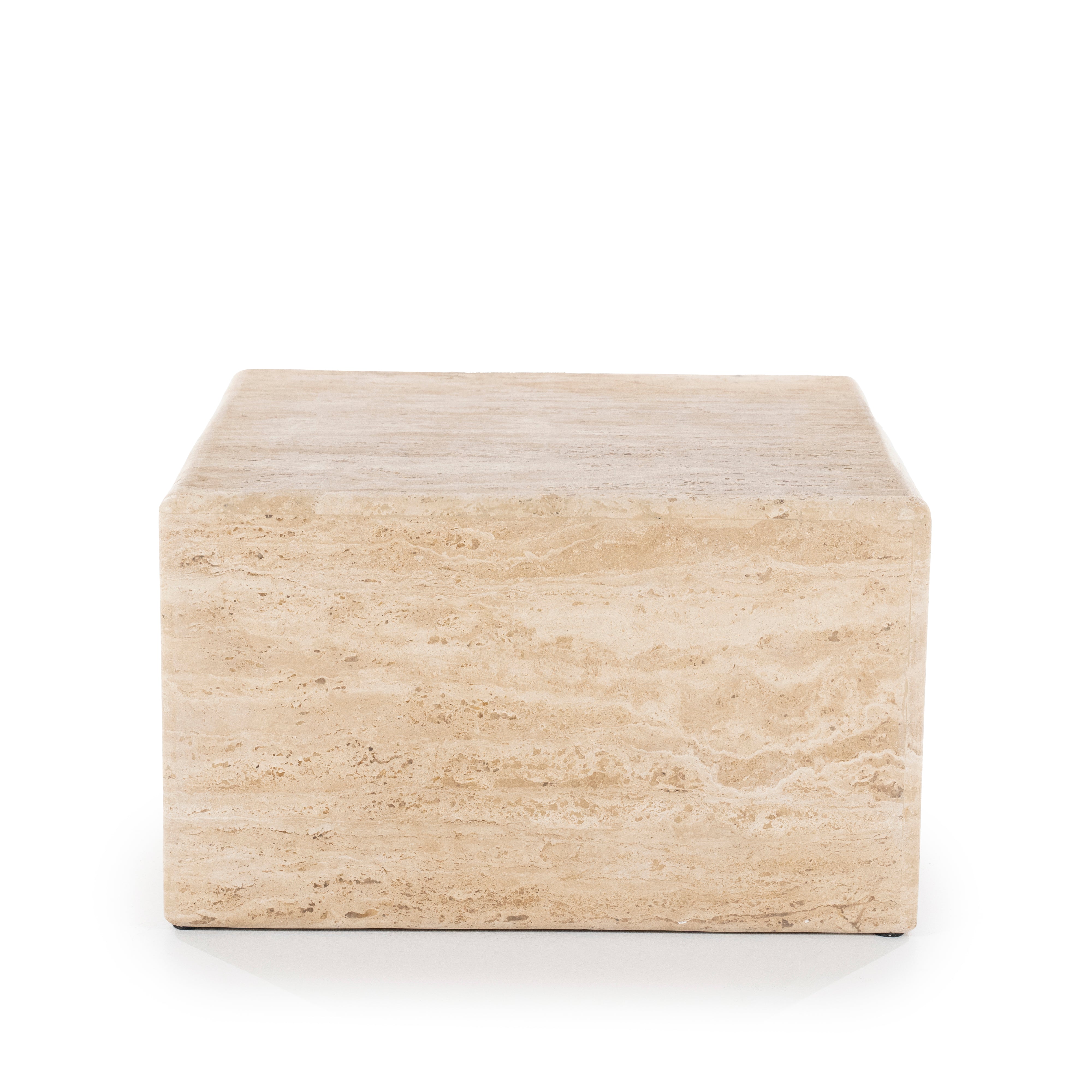 DONTA travertine coffee table