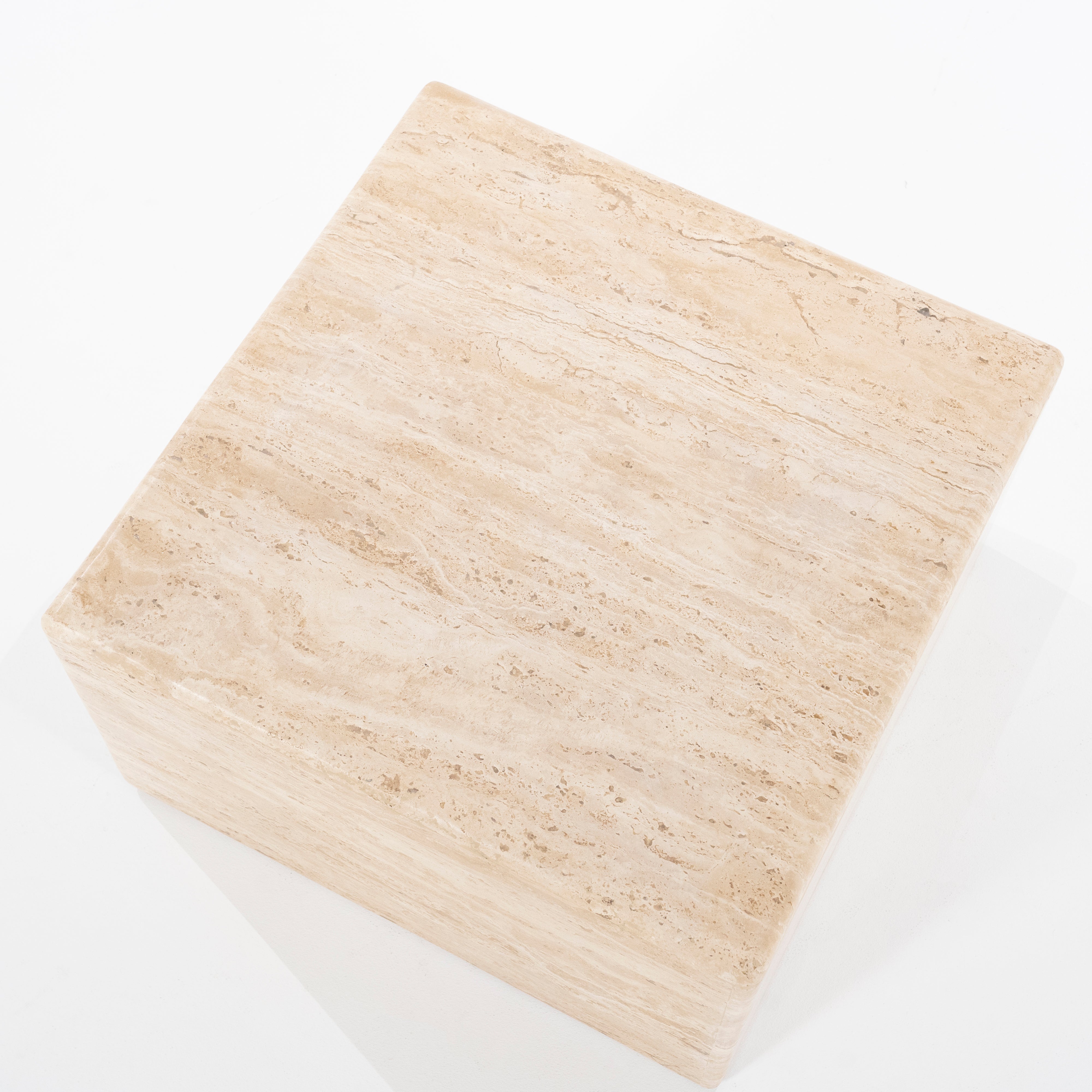 DONTA travertine coffee table