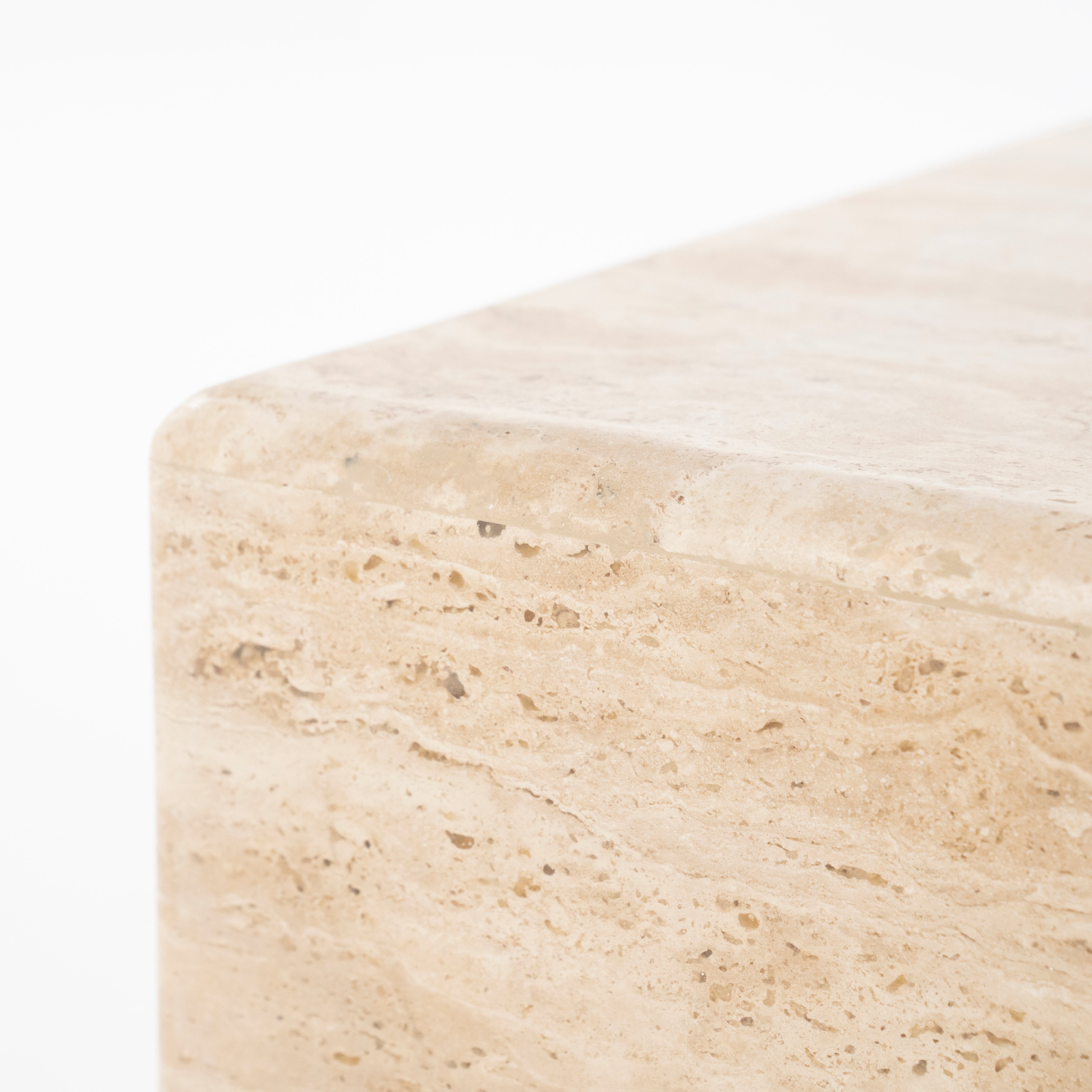 DONTA travertine coffee table