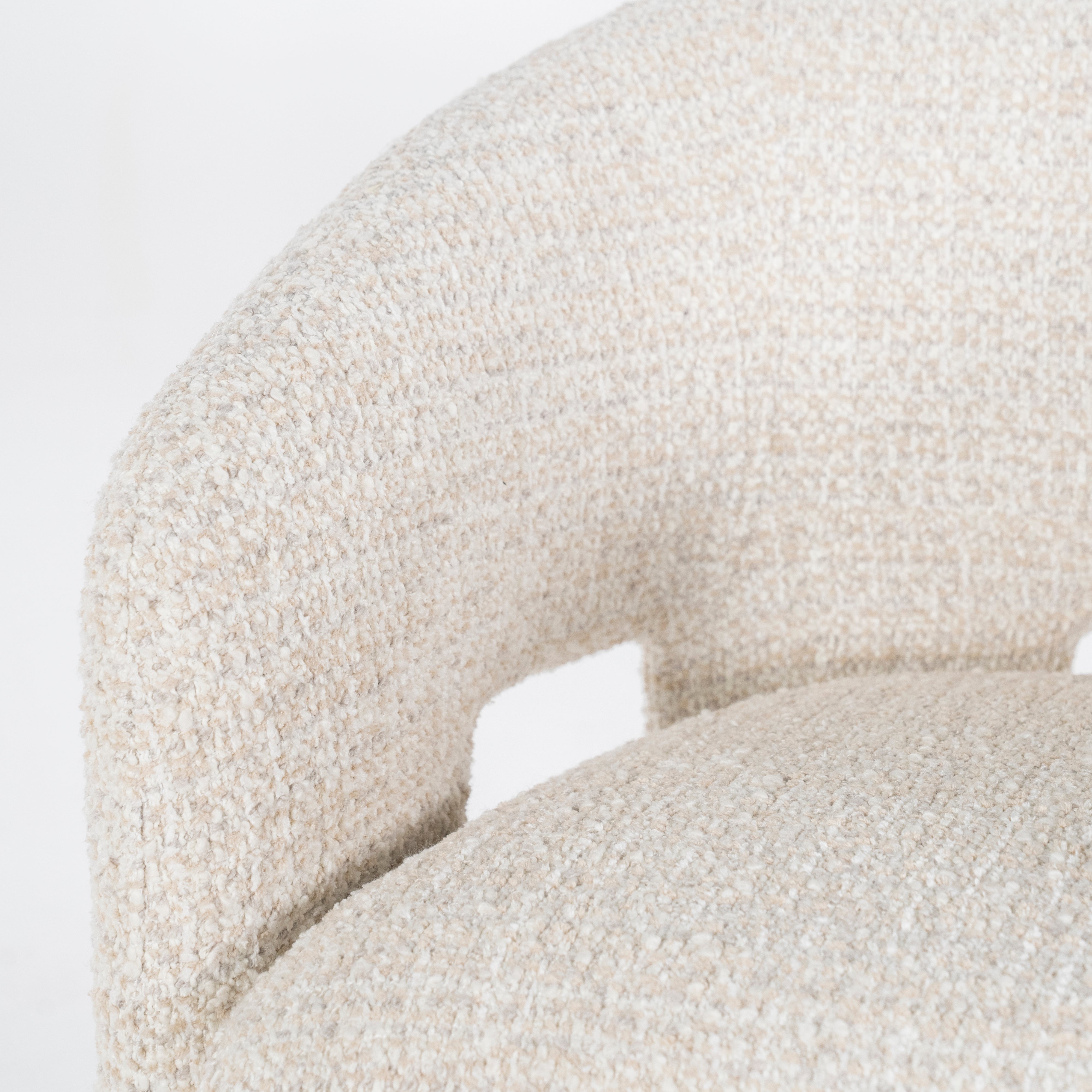 Kreslo s podrúčkami HAMILTON svetlo béžové