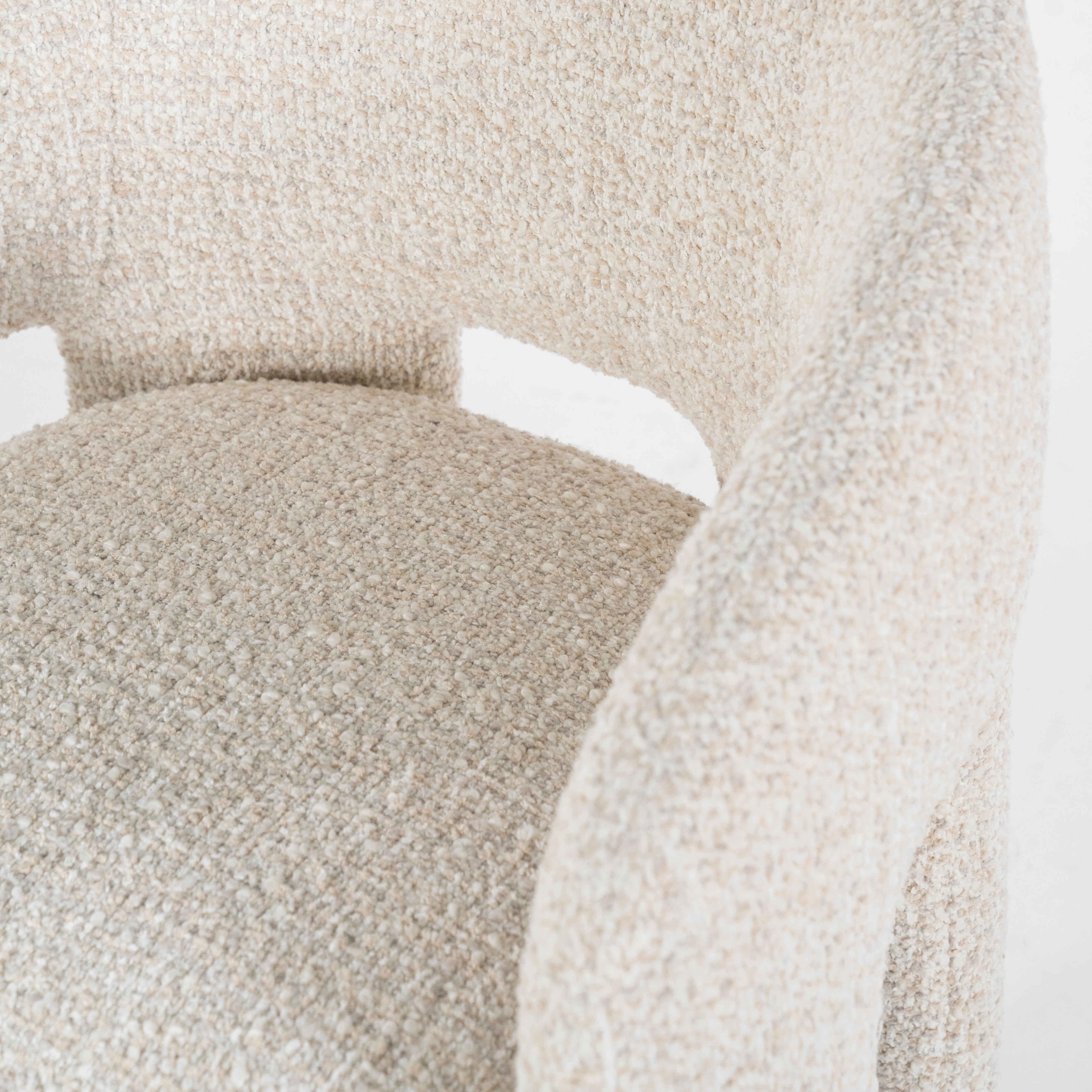 Kreslo s podrúčkami HAMILTON svetlo béžové