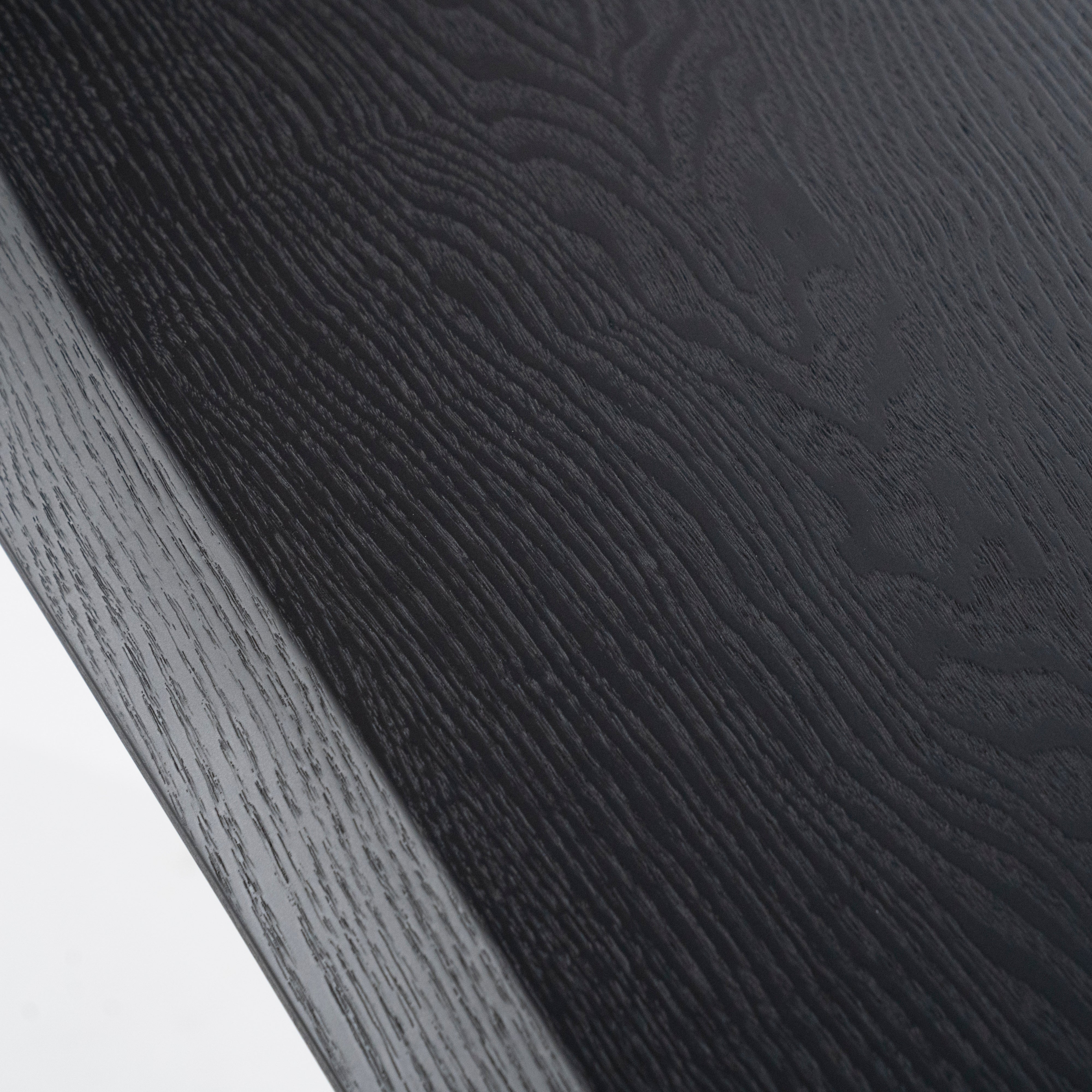 Barový stôl WALTER čierny dubový dyha