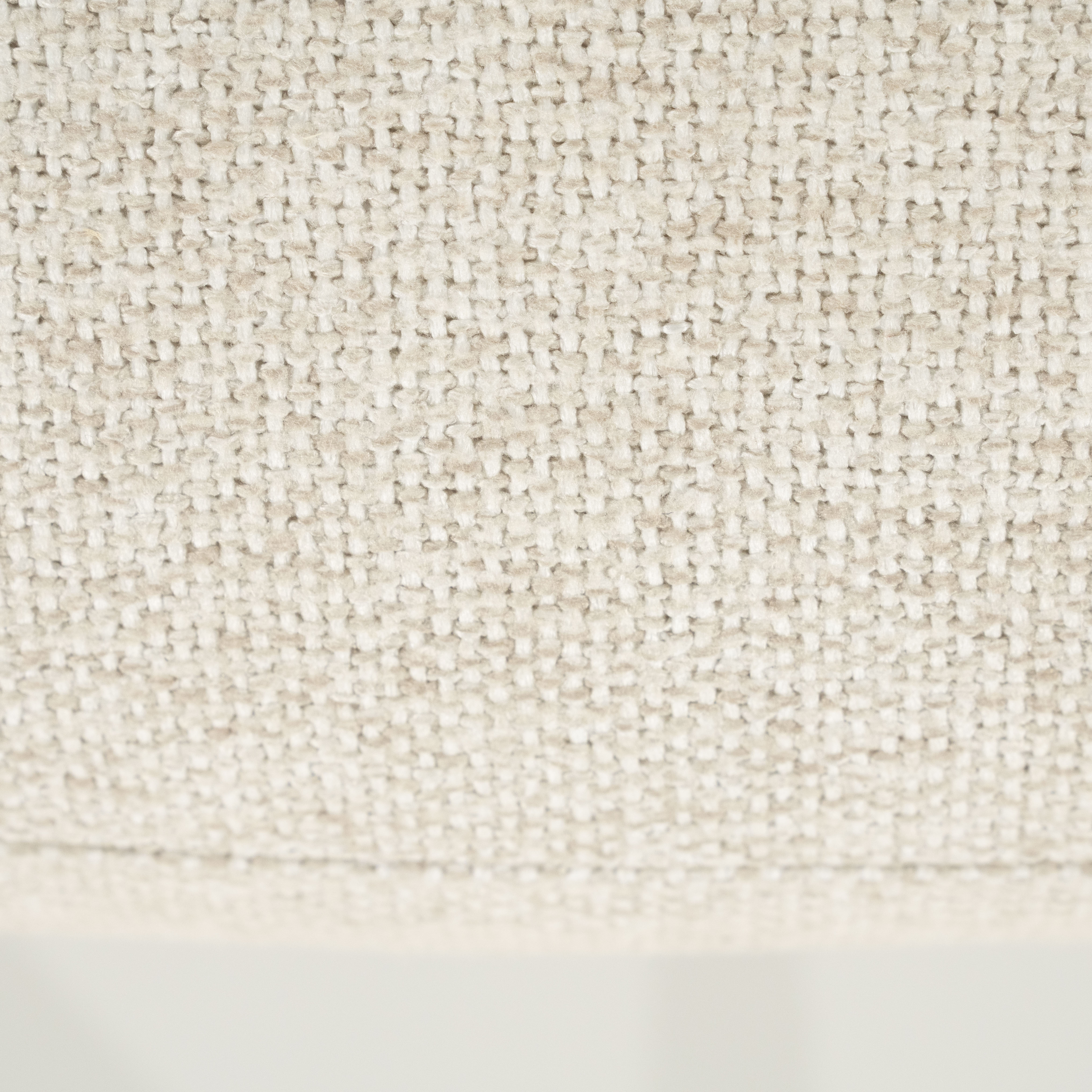 MIKKY Armchair in Light Beige with Dark Wooden Base