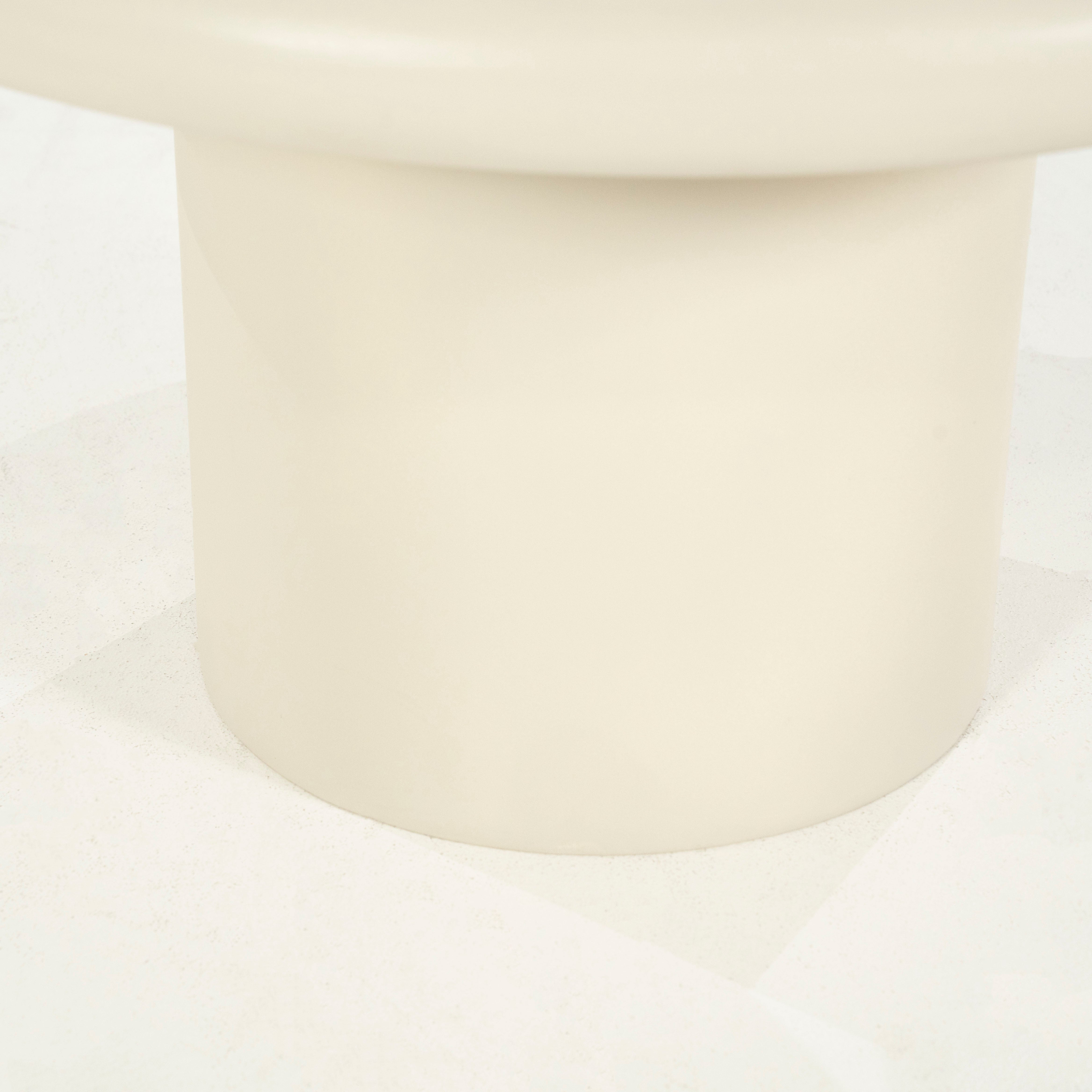 Bočný stolík JADE krémový