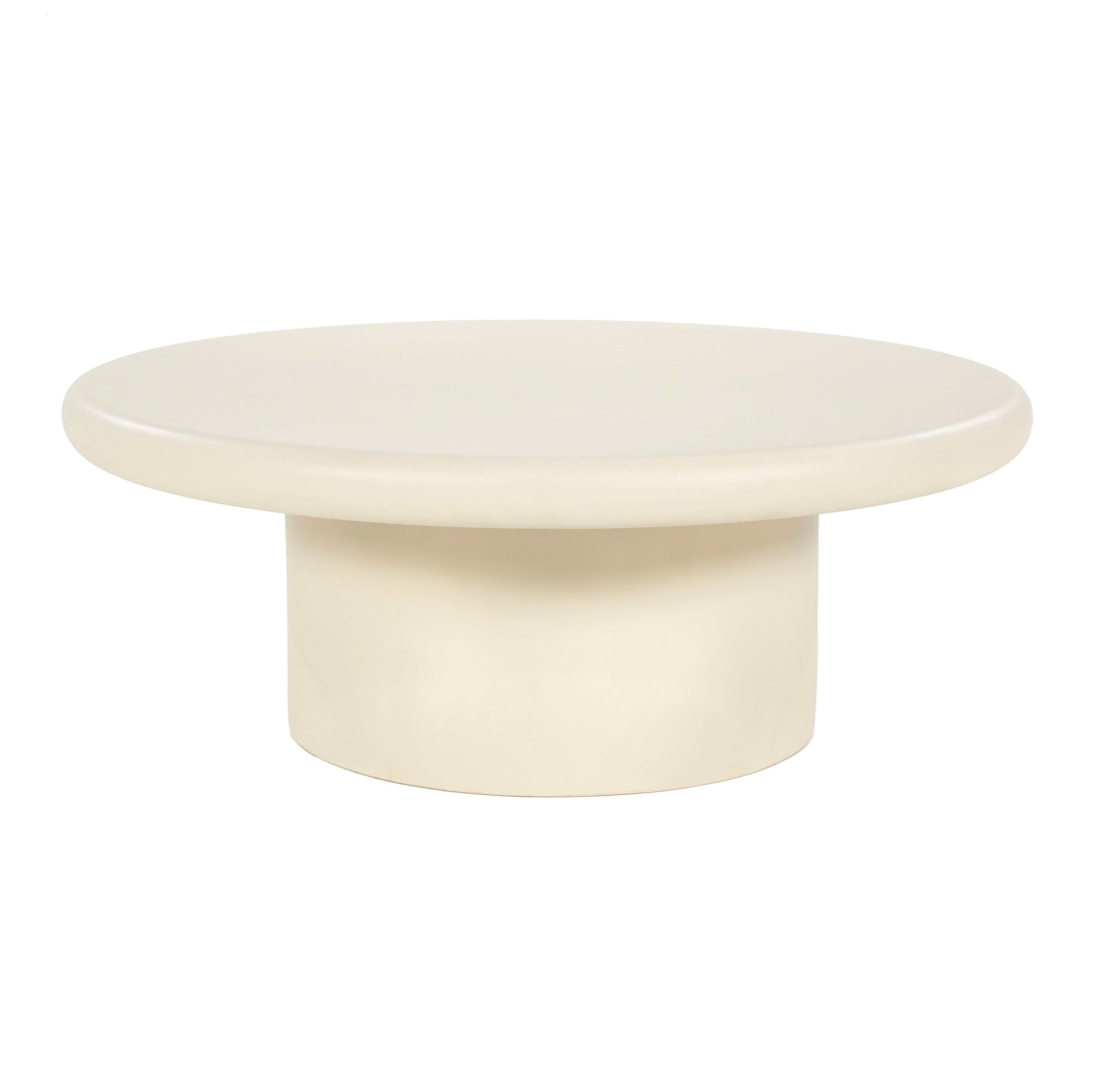 Kávový stolík JADE krémový