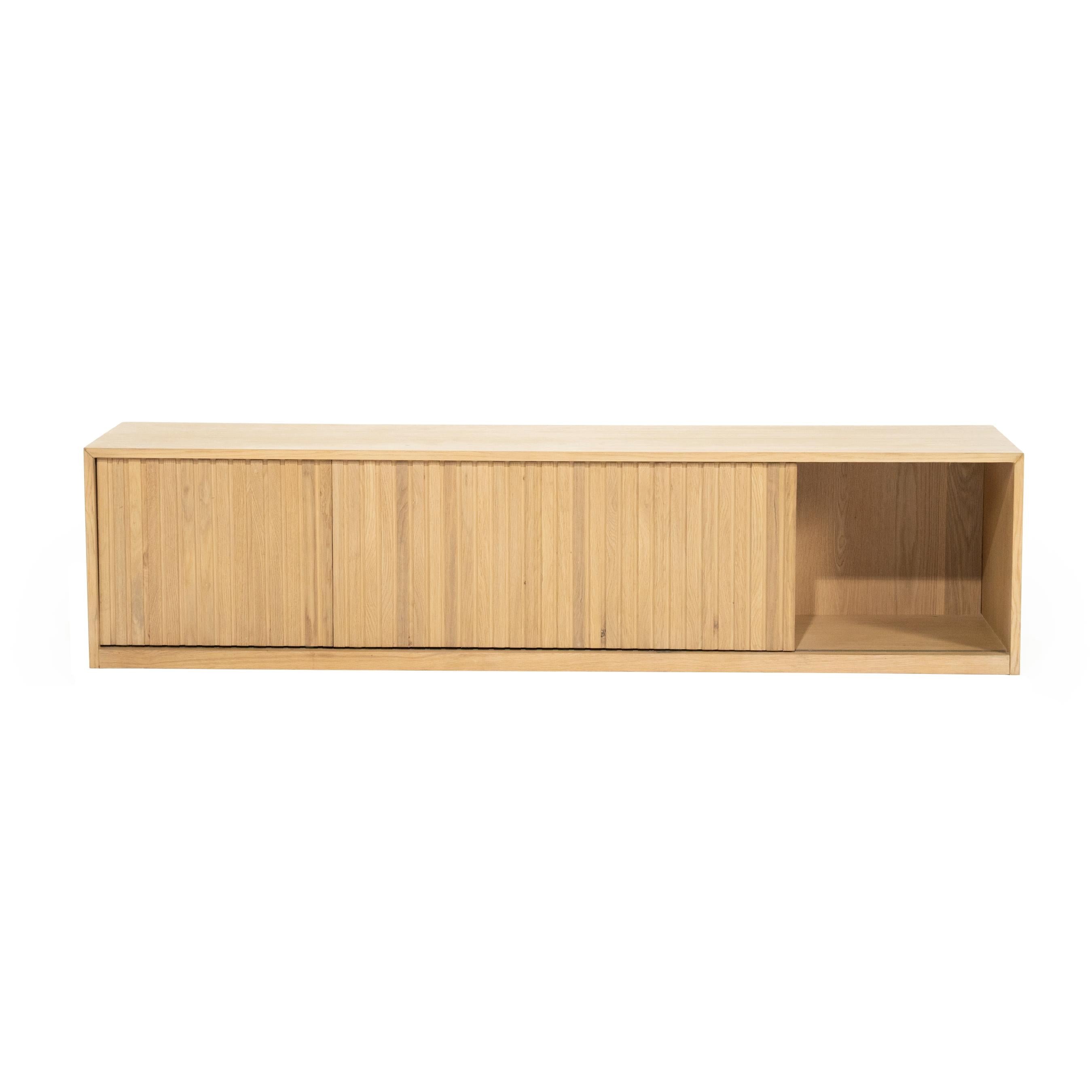 MILO RTV Cabinet Oak Wood
