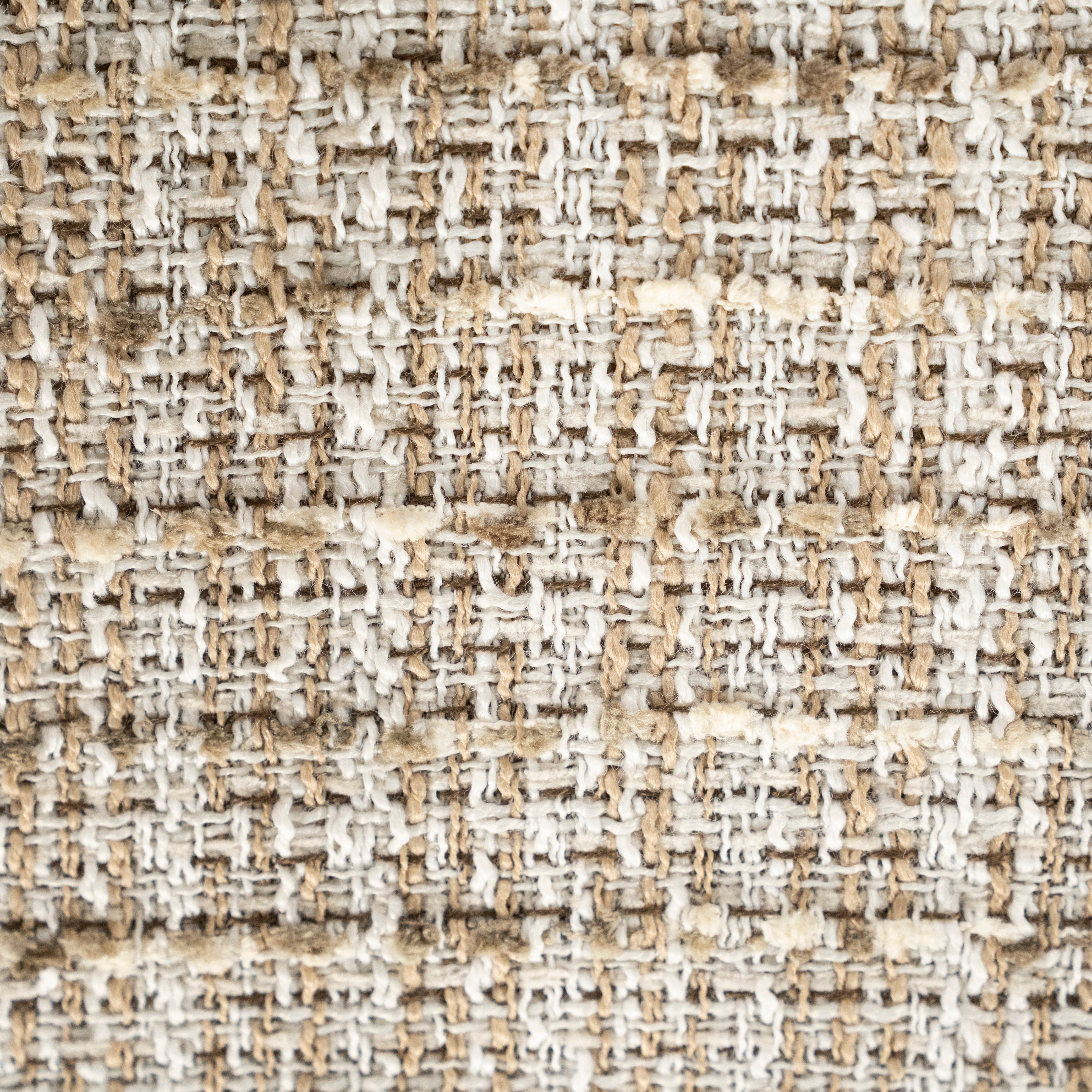 Fotel MICHA béžový s dubovým podstavcom