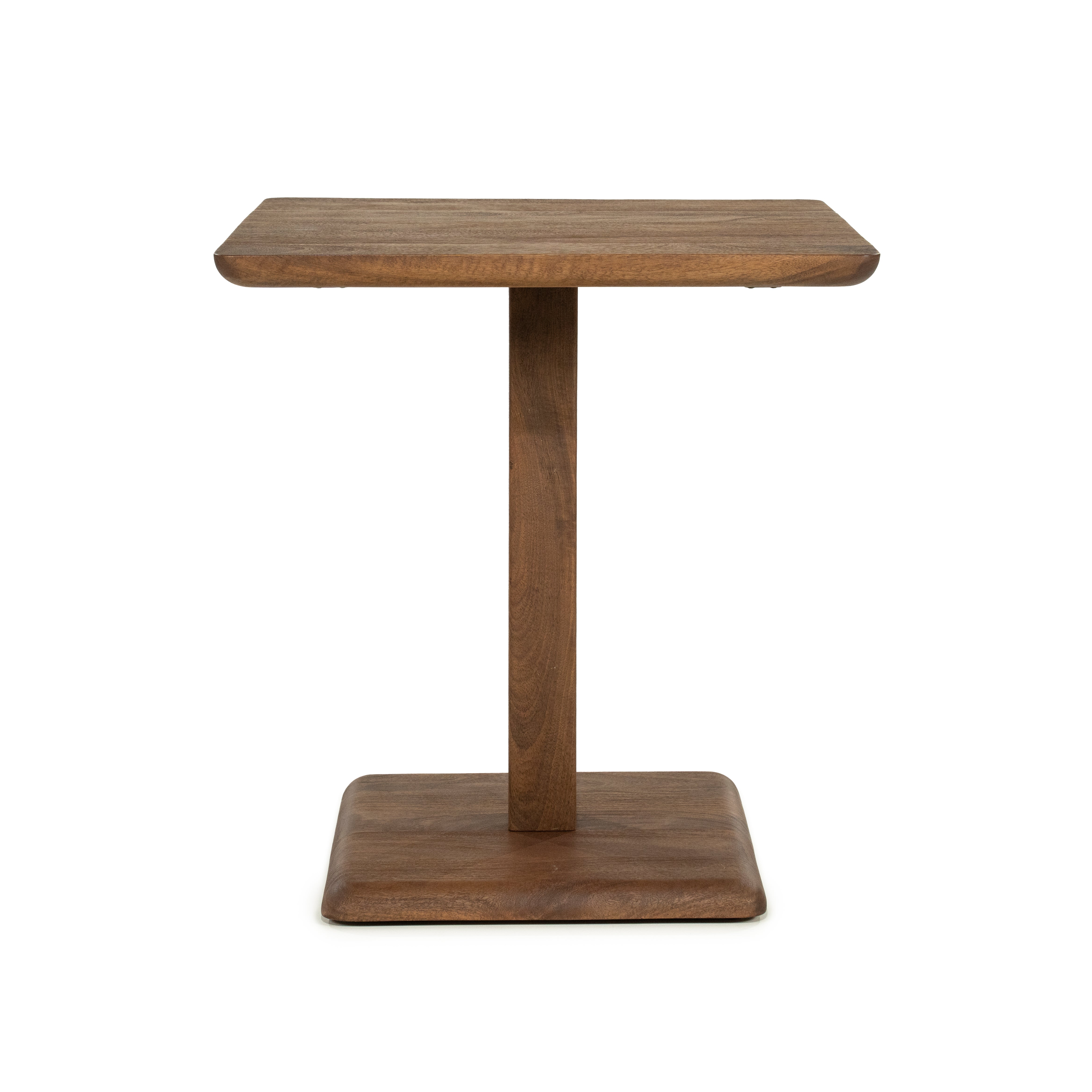 Square Bistro Table FLORENT Dark Mango Wood