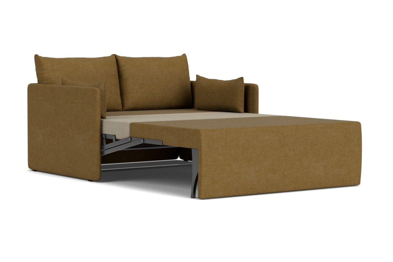 Sofa with sleeping function 2-seater OFFSET mustard