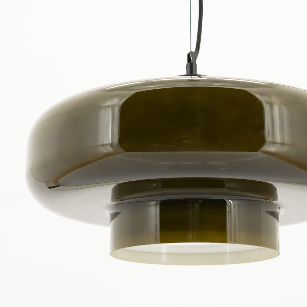 Závesná lampa VETRO zelená