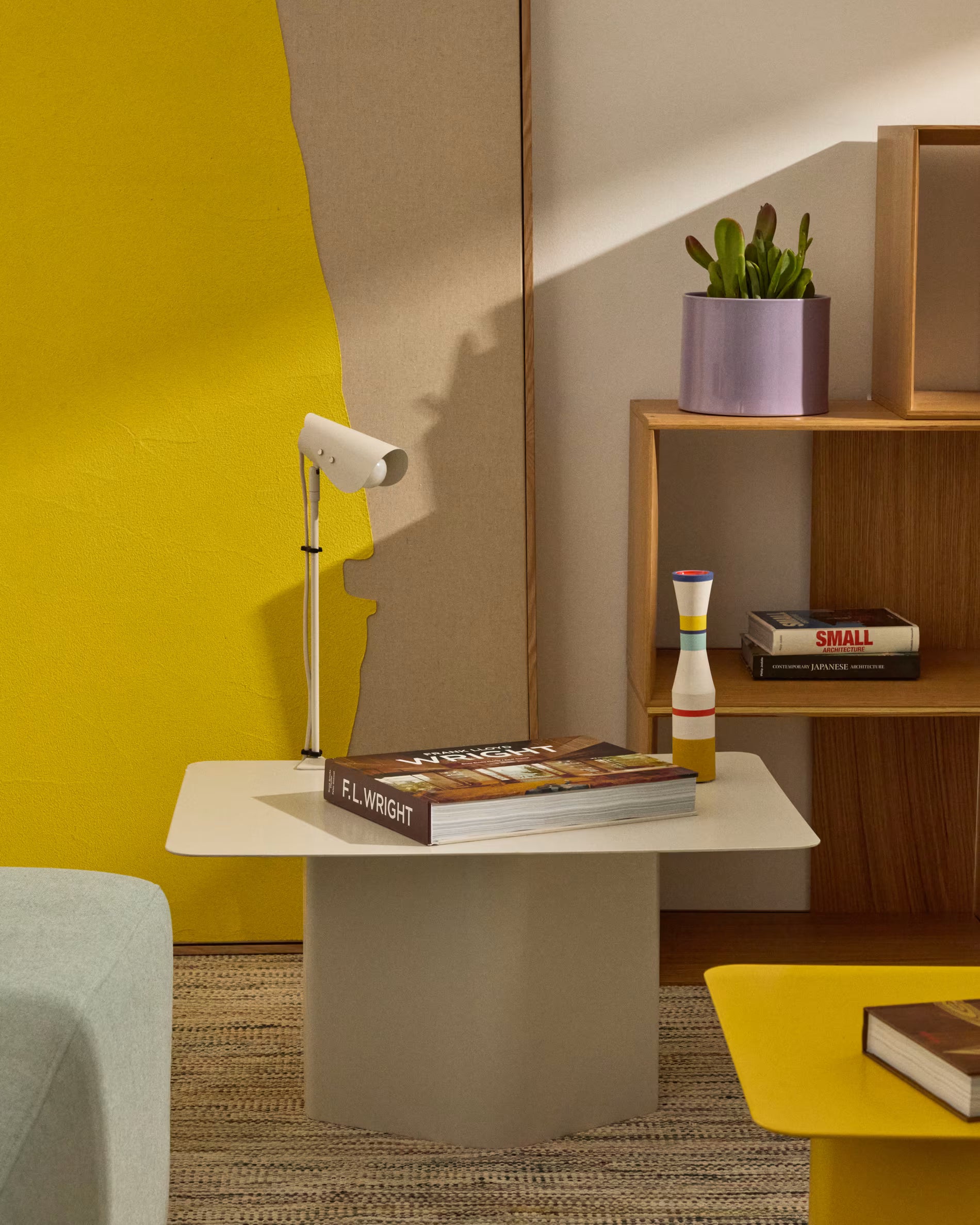 Stolná lampa s klipom JULA šedá