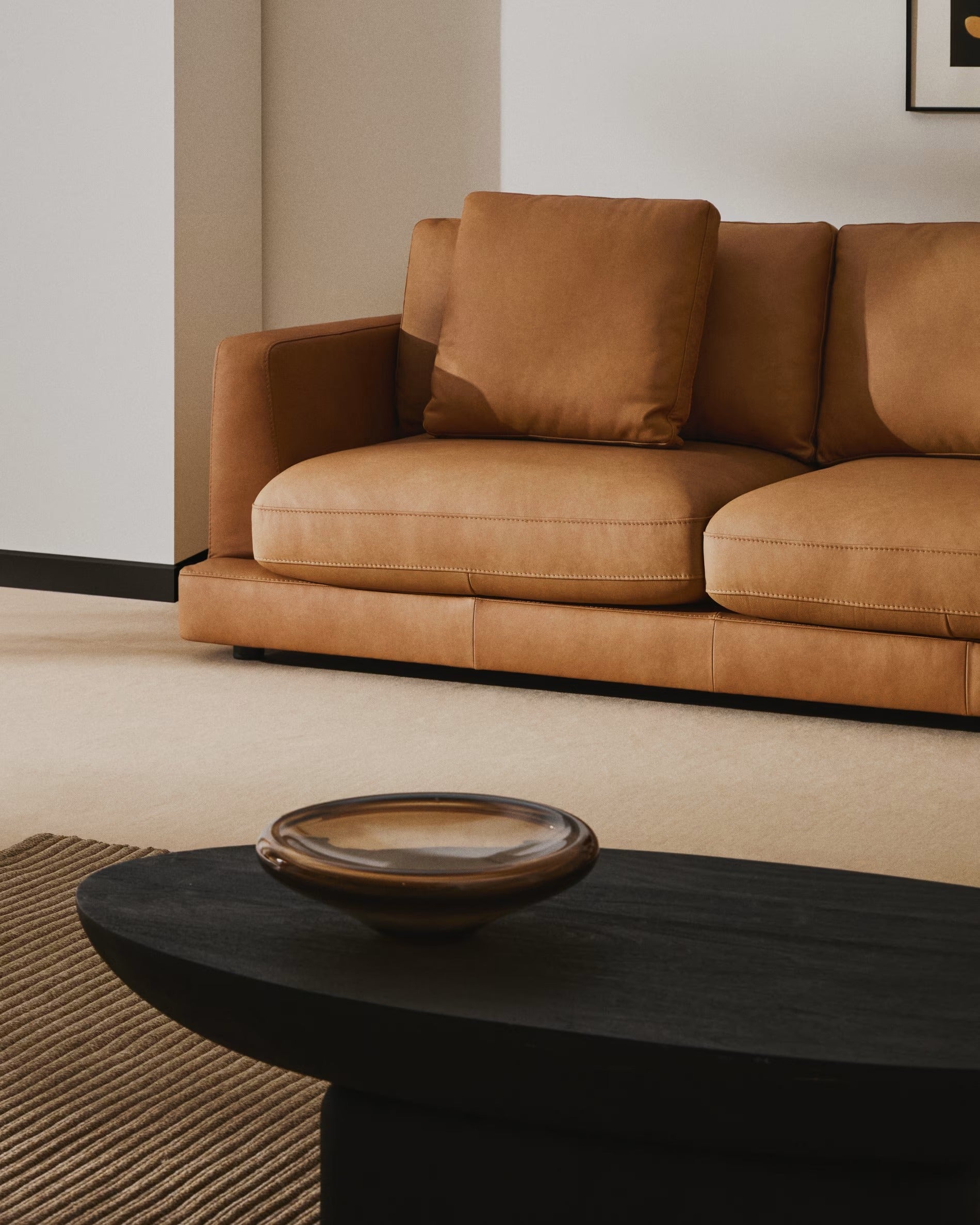 Sofa pre 6 osôb GALA z prírodnej kože