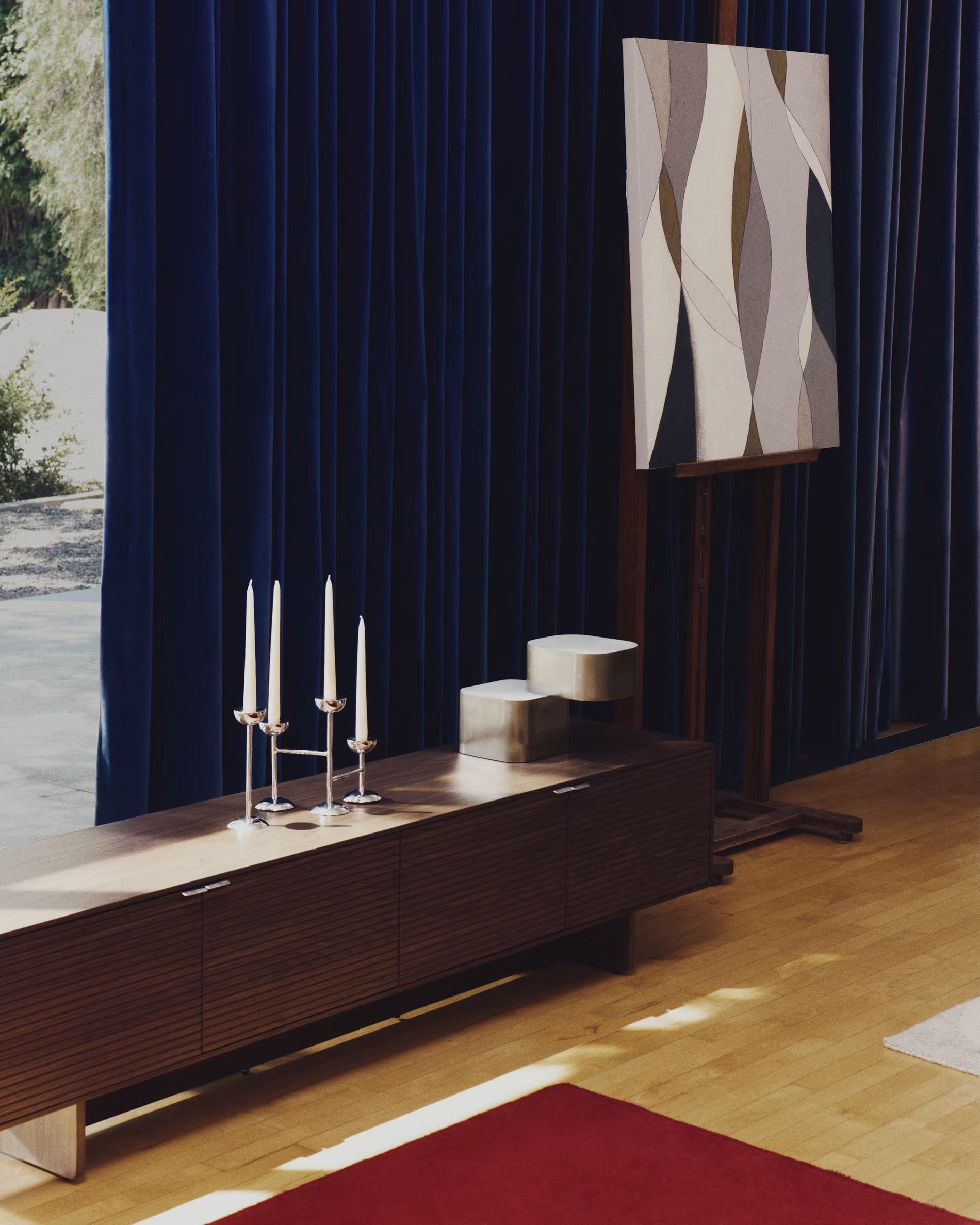 Stolná lampa TANDAN šedá