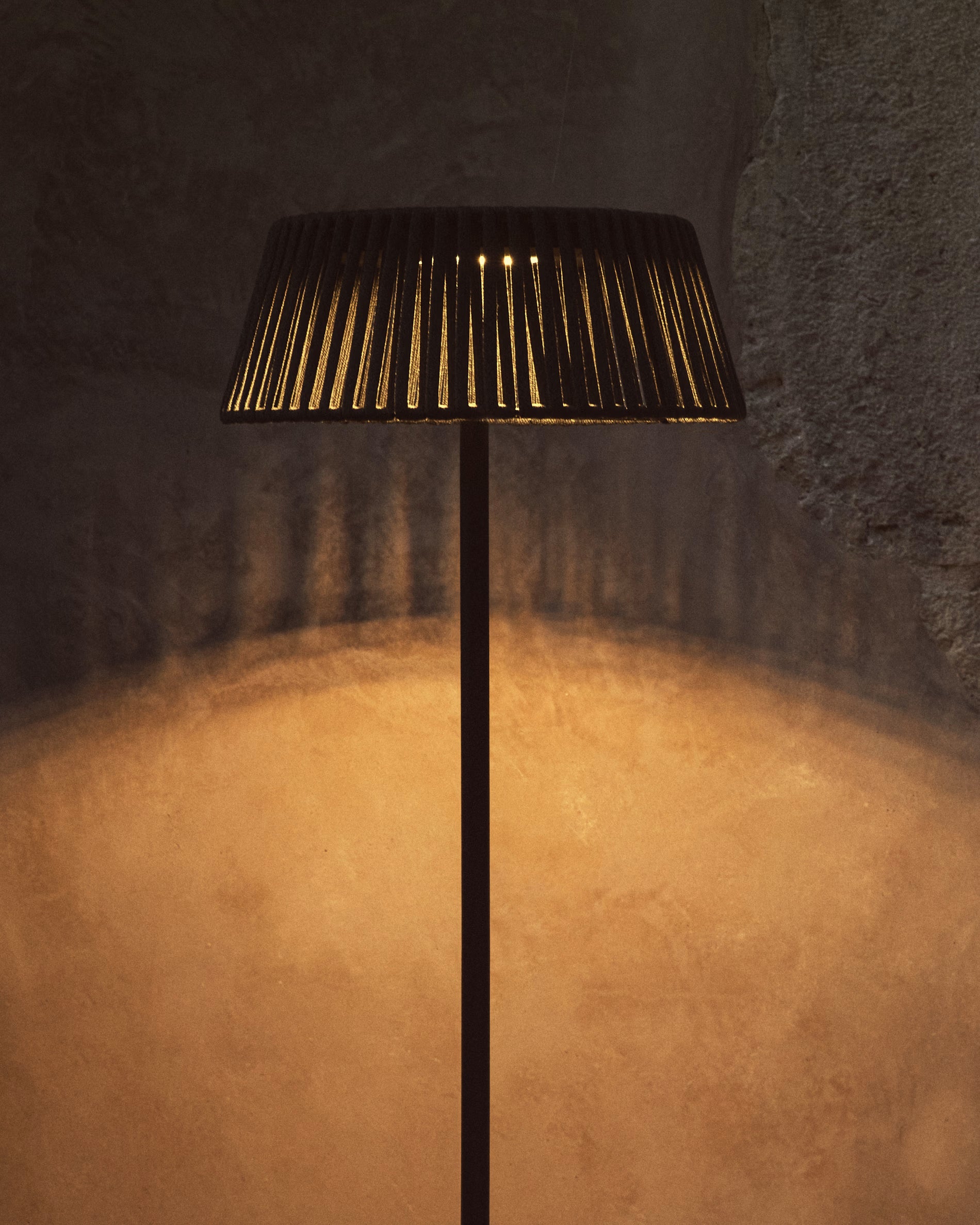 Solárna podlahová lampa do záhrady ALDET zelená