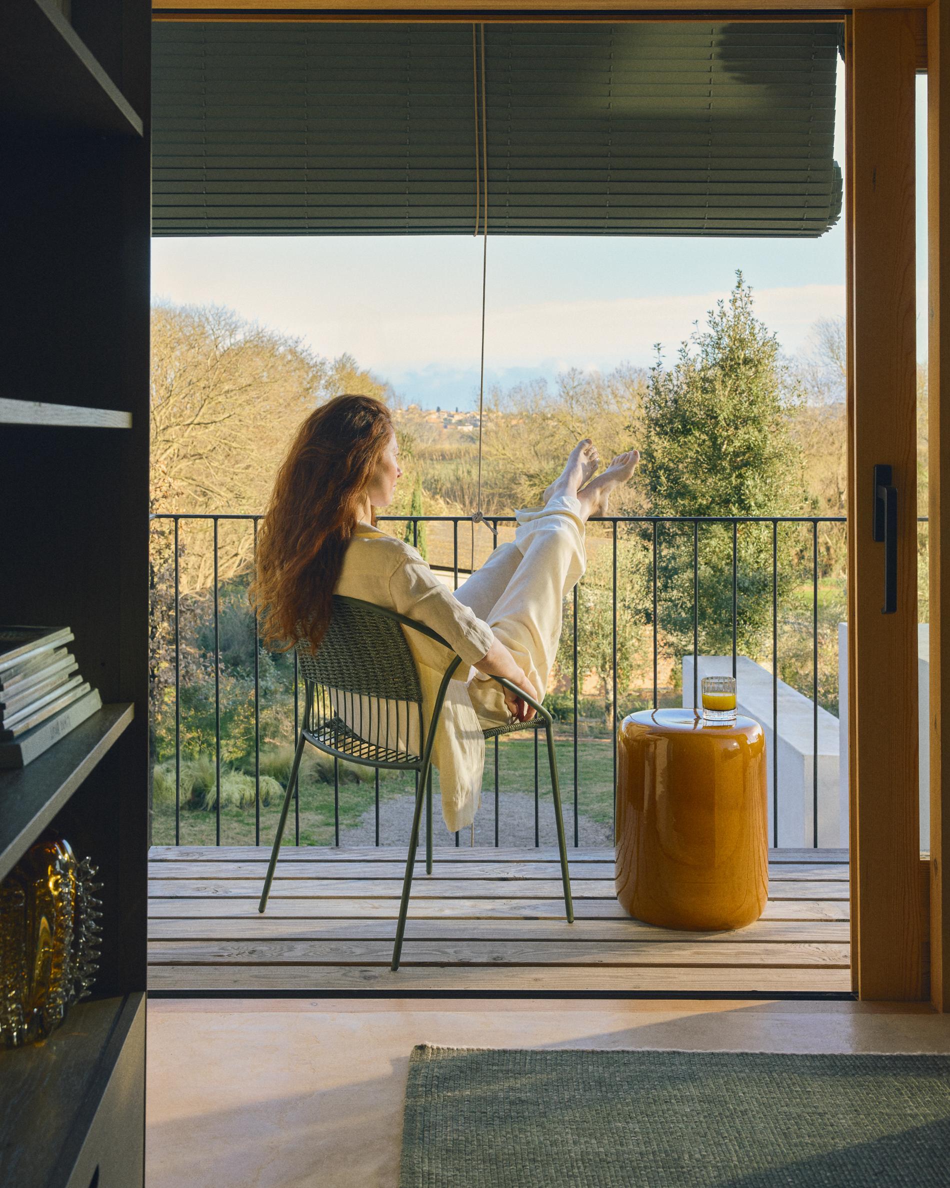 Záhradná stolička ATRANI zelená