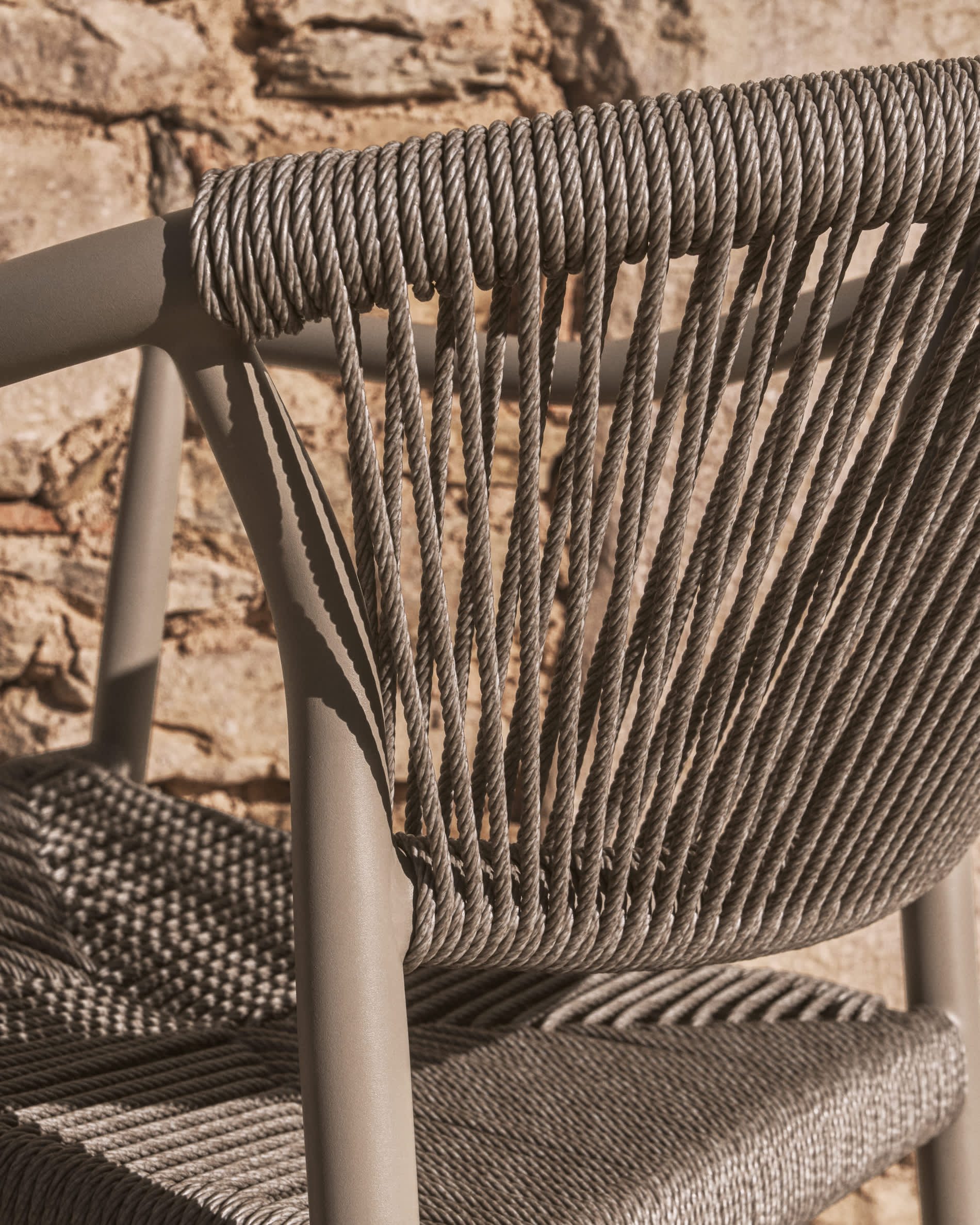 Záhradná stolička LIVADIA taupe