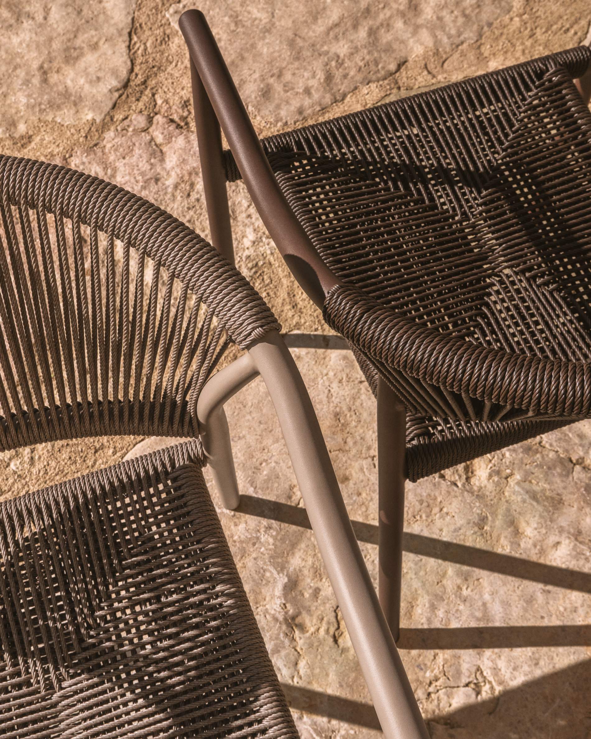 Záhradná stolička LIVADIA taupe