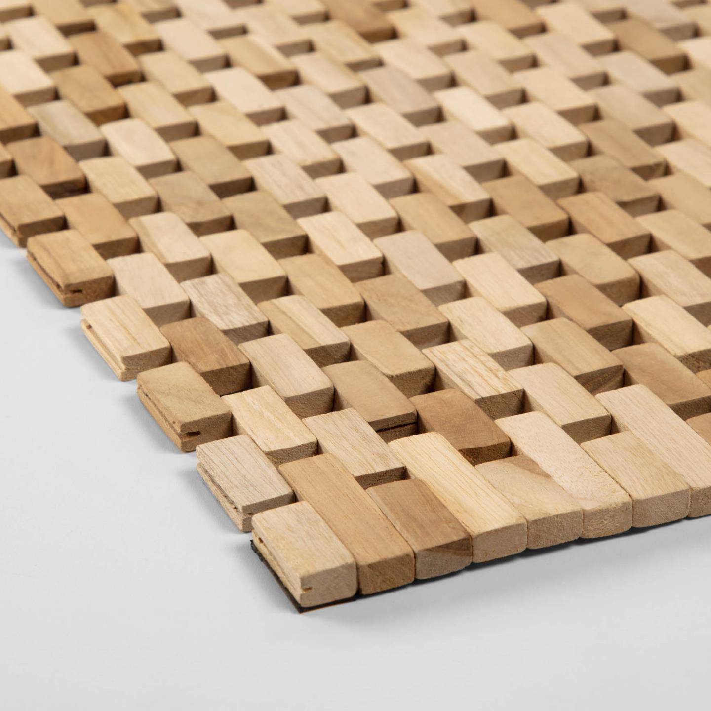 Dywan łazienkowy AZURAY drewno tekowe La Forma Eye on Design