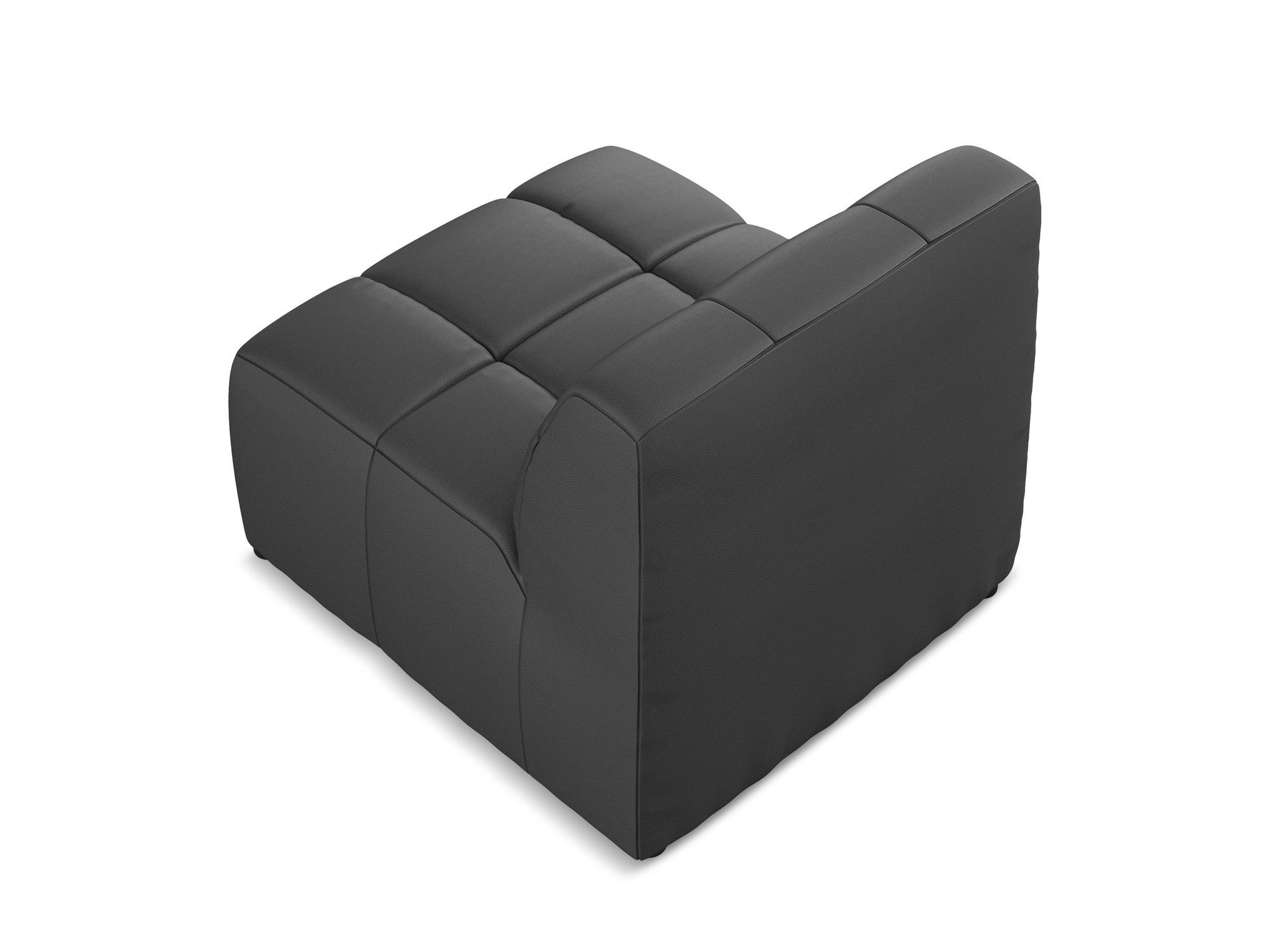 Armchair / module ALOHA gray eco-leather