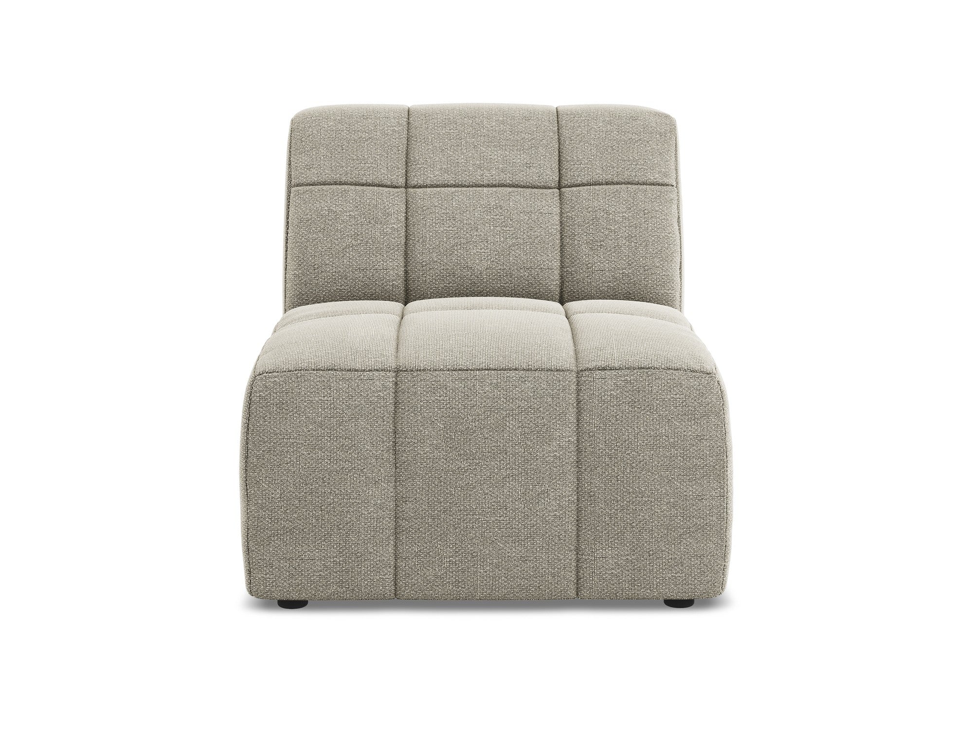 Armchair / module ALOHA taupe boucle