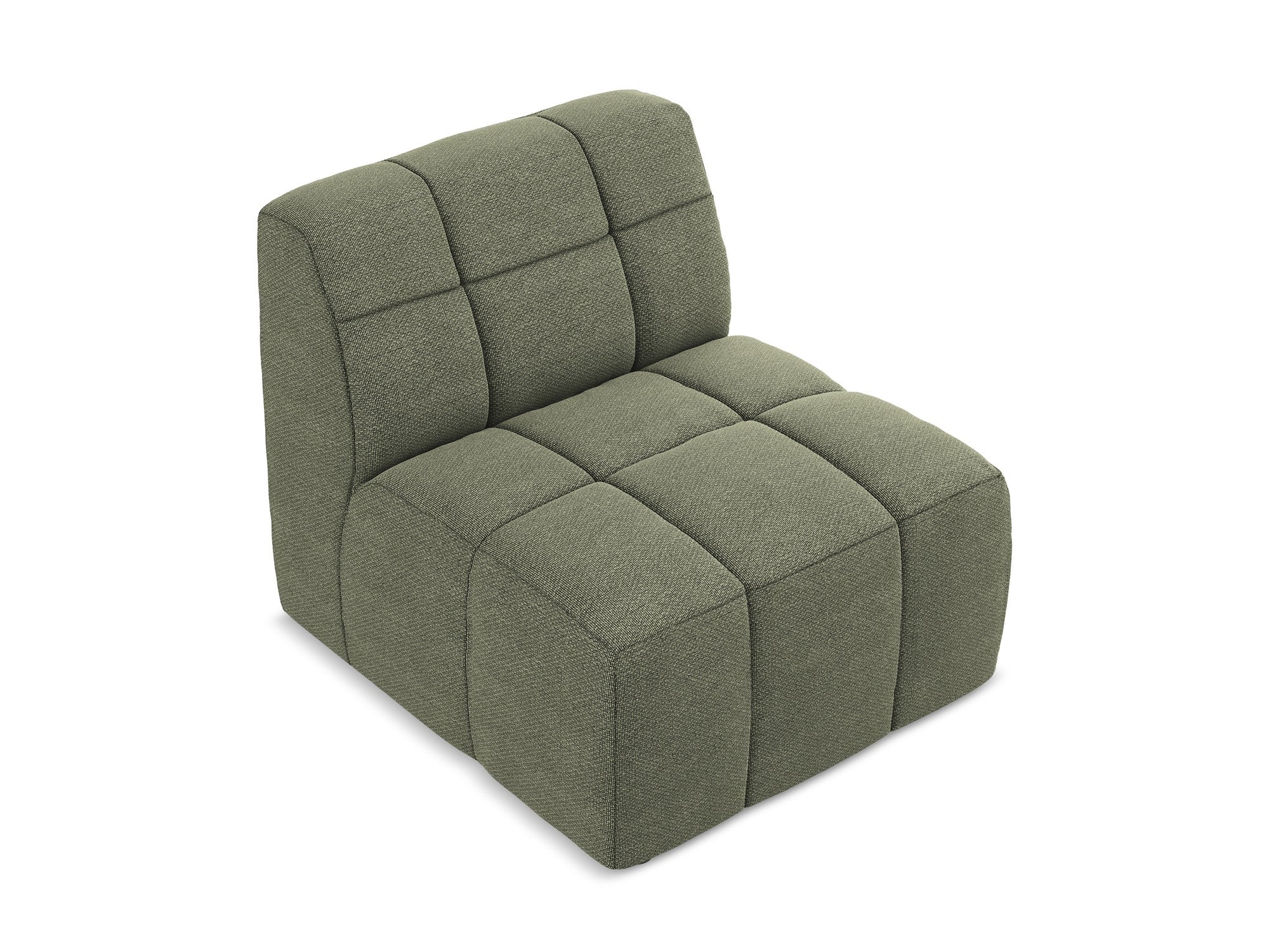 Fotel / modul ALOHA olivový boucle