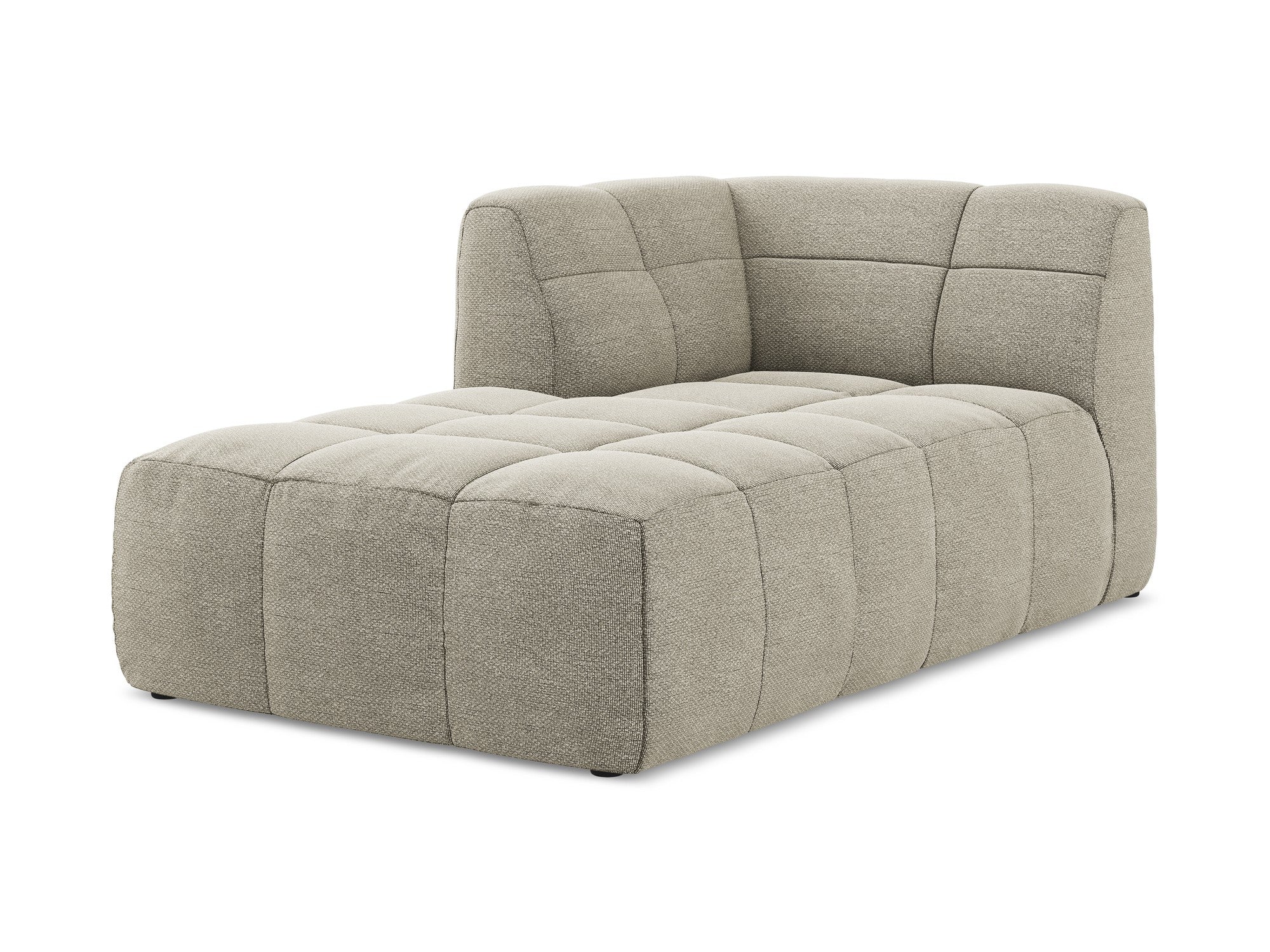 Szezlong ľavostranný ALOHA taupe boucle
