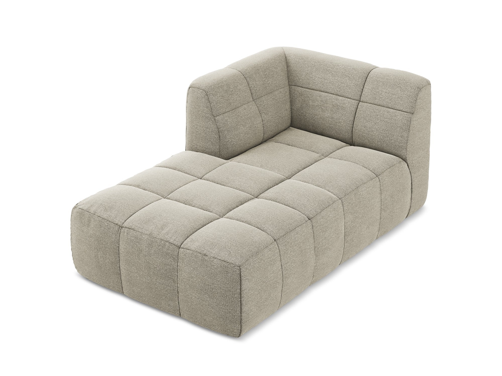 Szezlong ľavostranný ALOHA taupe boucle
