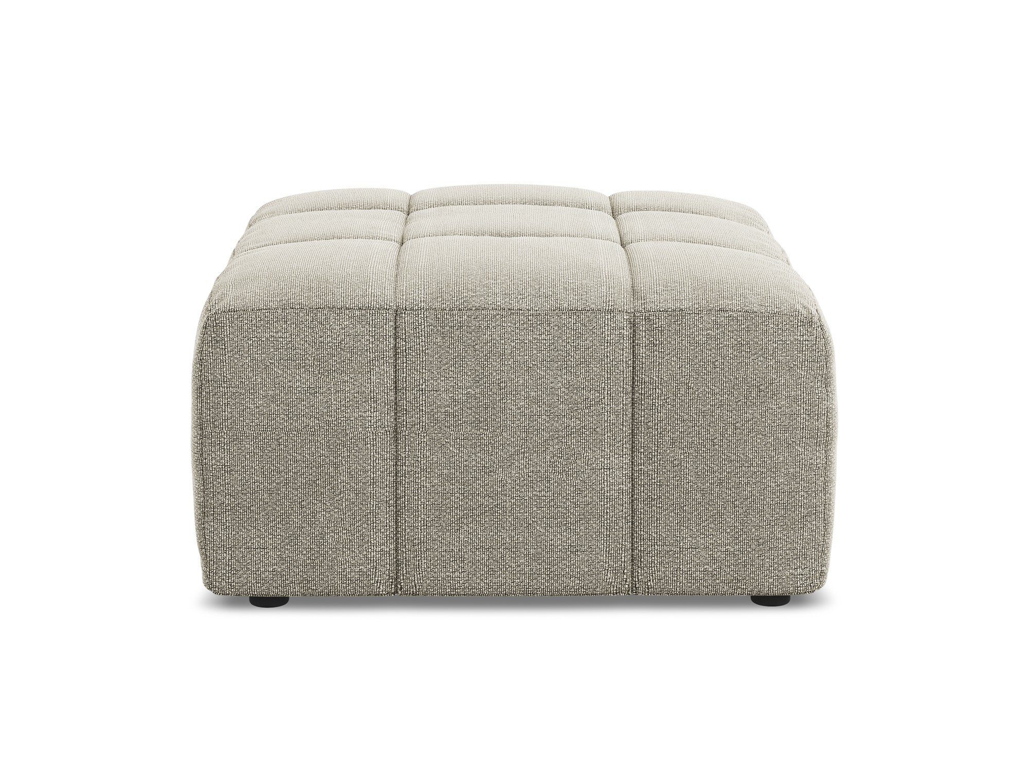 Pouf / module ALOHA taupe boucle
