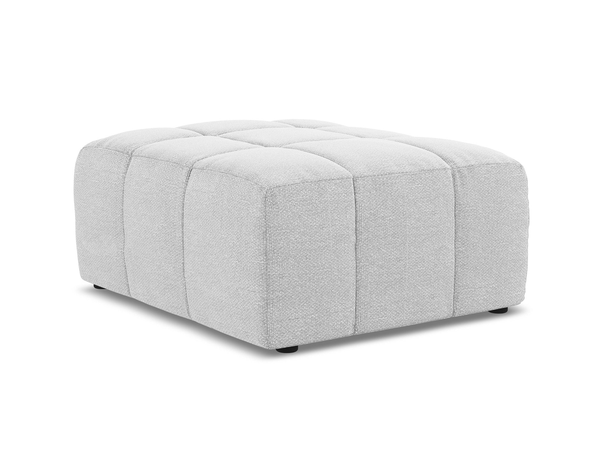 Pouf / module ALOHA silver boucle