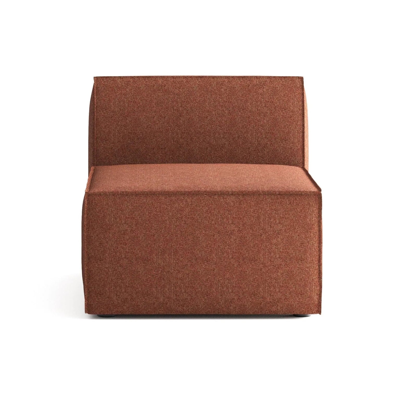 Sofa modulárna ANDO - stredný modul hrdzavý