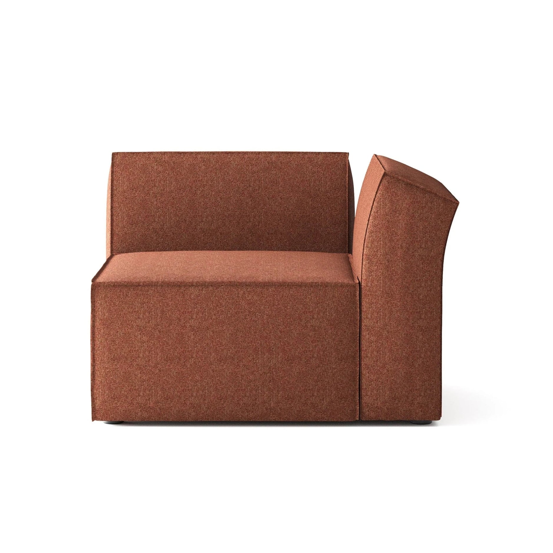 Sofa modulárna ANDO - pravý modul hrdzavý