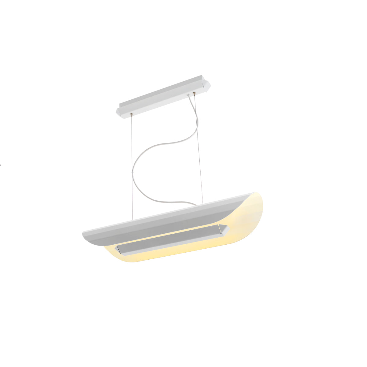 Závesná lineárna lampa APOLIN biela