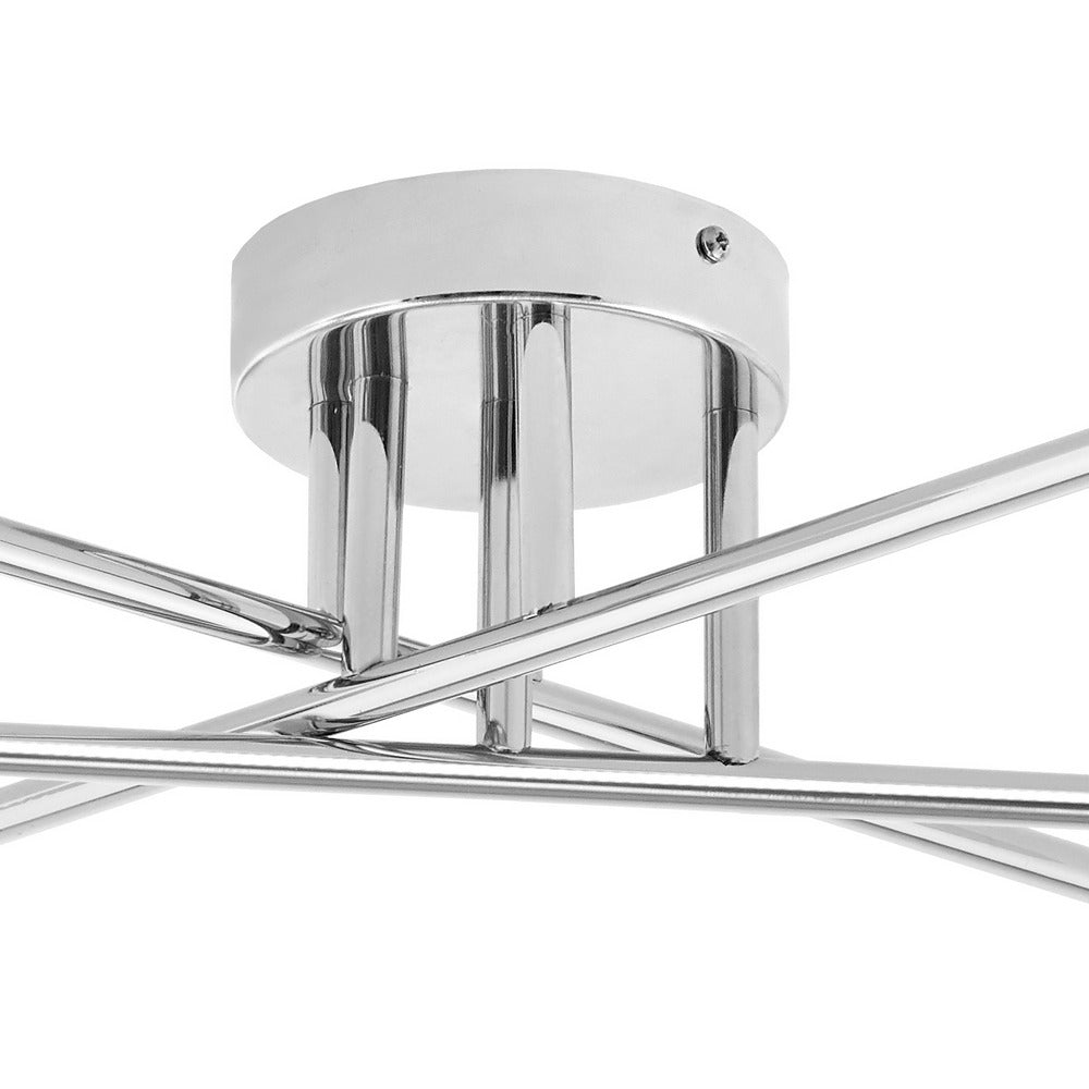 Stropná lampa ASTRA 6 chróm