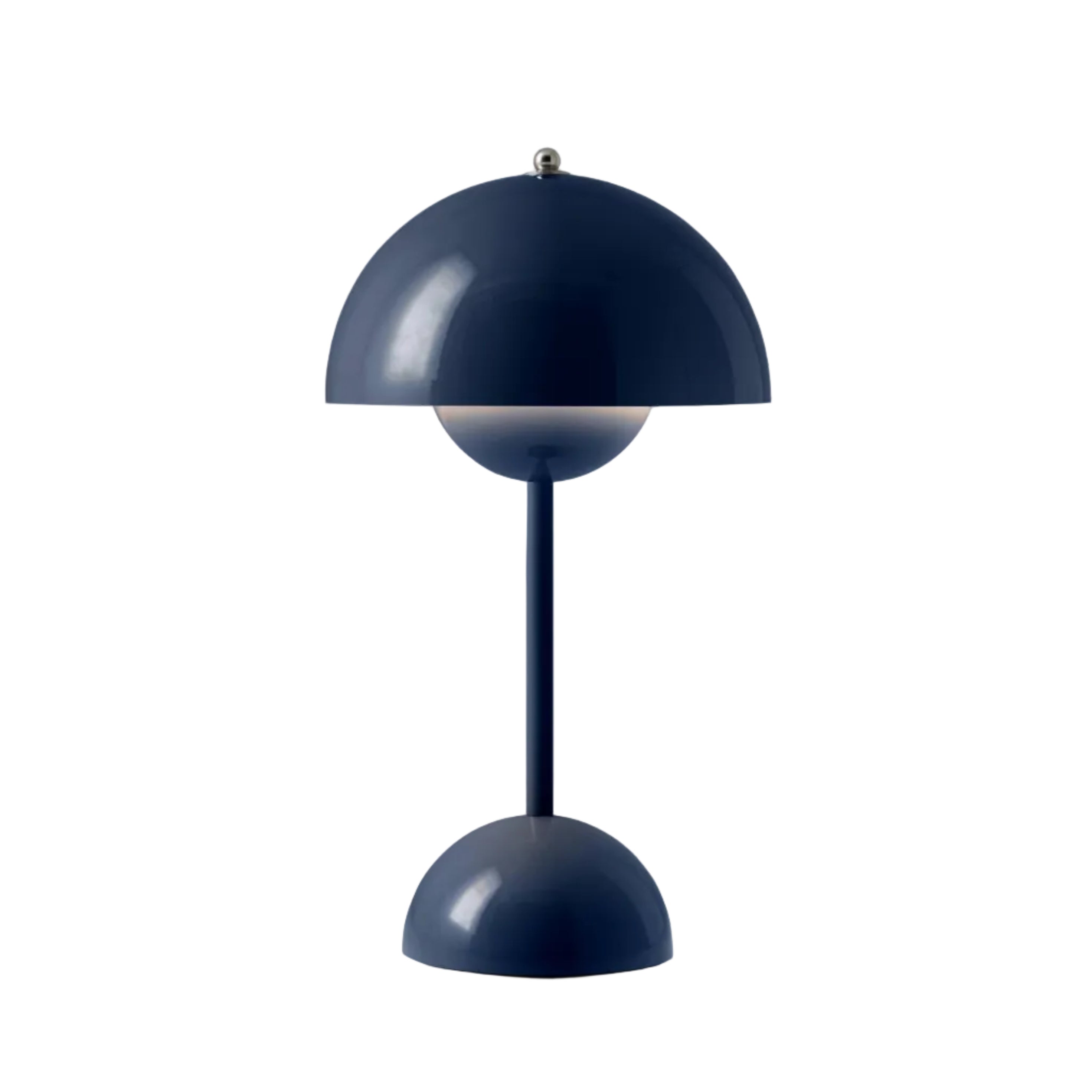 Prenosná lampa FLOWERPOT VP9, oceľová modrá